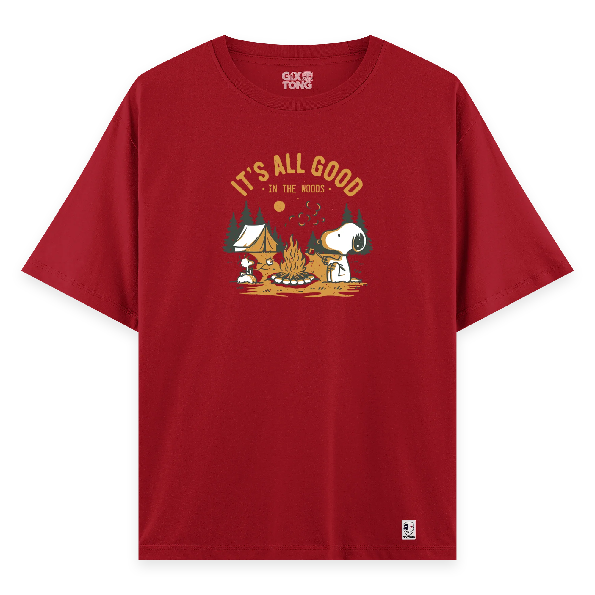 Camp Snoopy - Oversize Bol Kalıp T-shirt