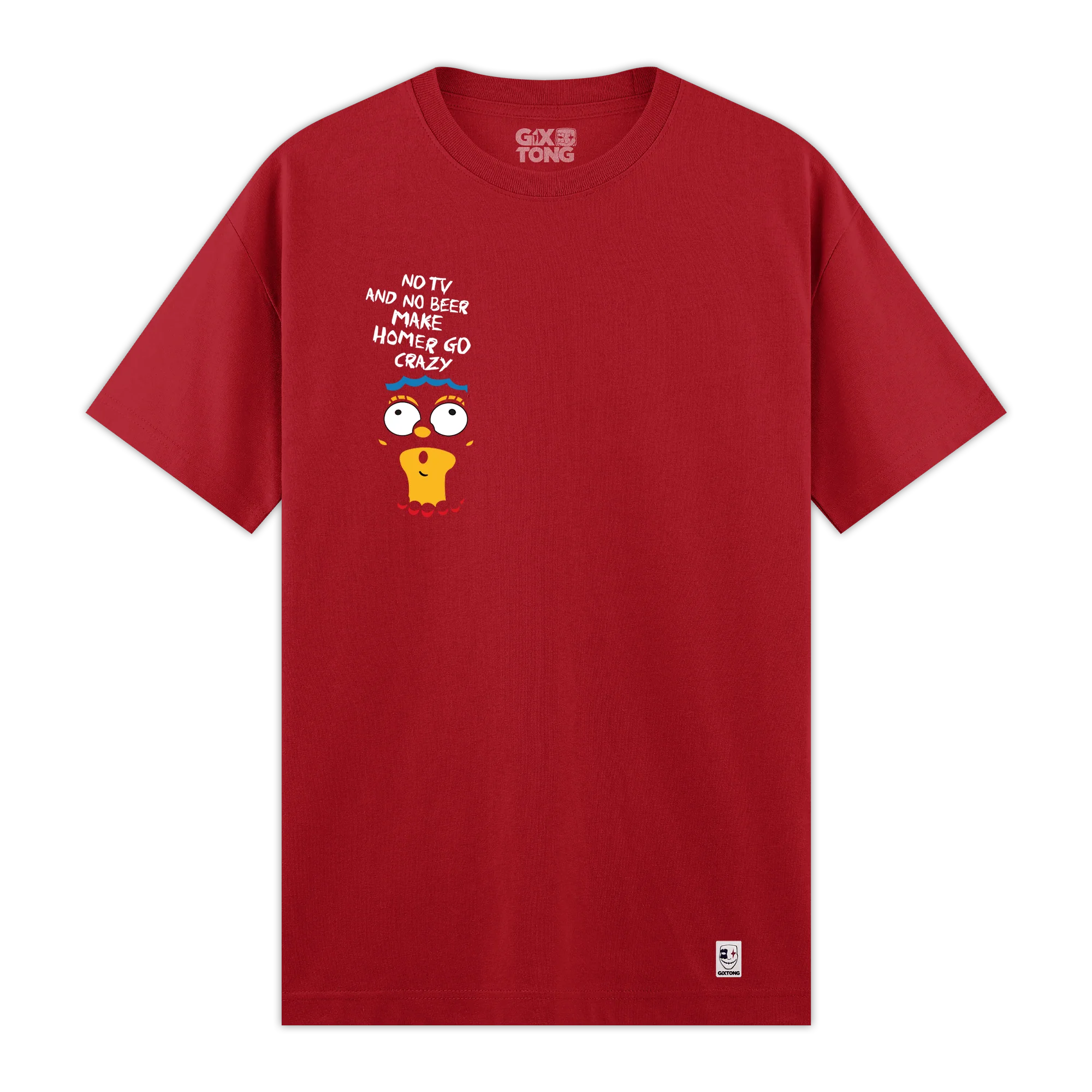 Crazy Homer - Regular Fit Kalıp T-shirt