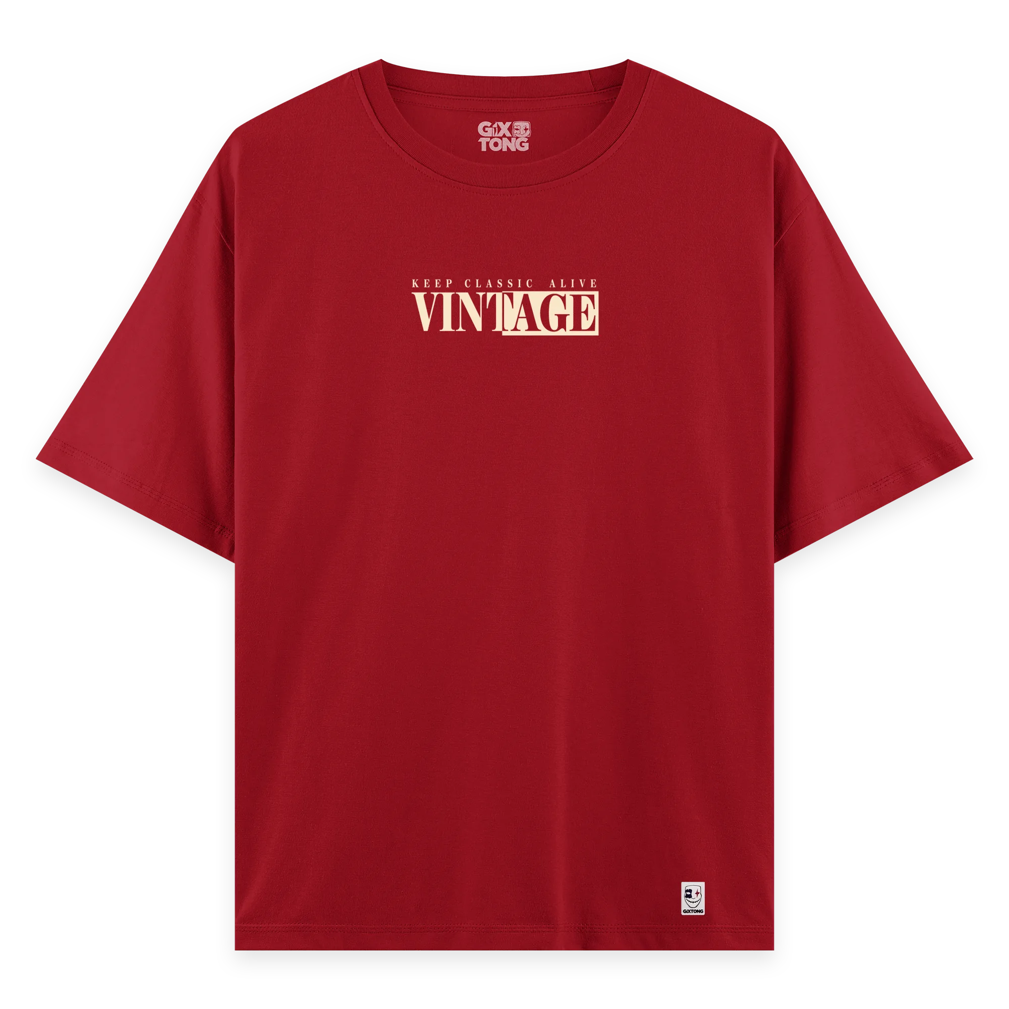Vintage - Oversize Bol Kalıp T-shirt