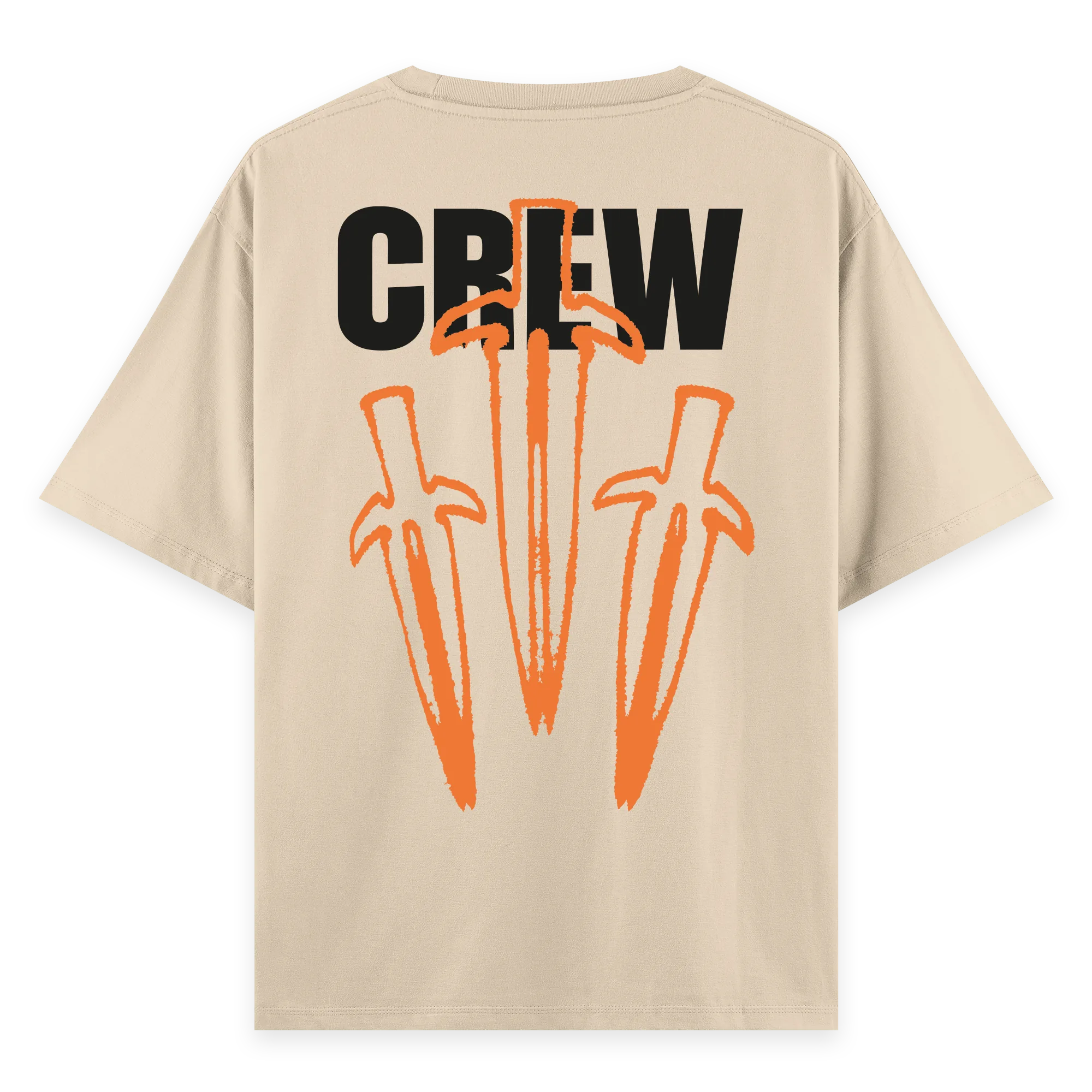 Crew - Oversize Bol Kalıp T-shirt