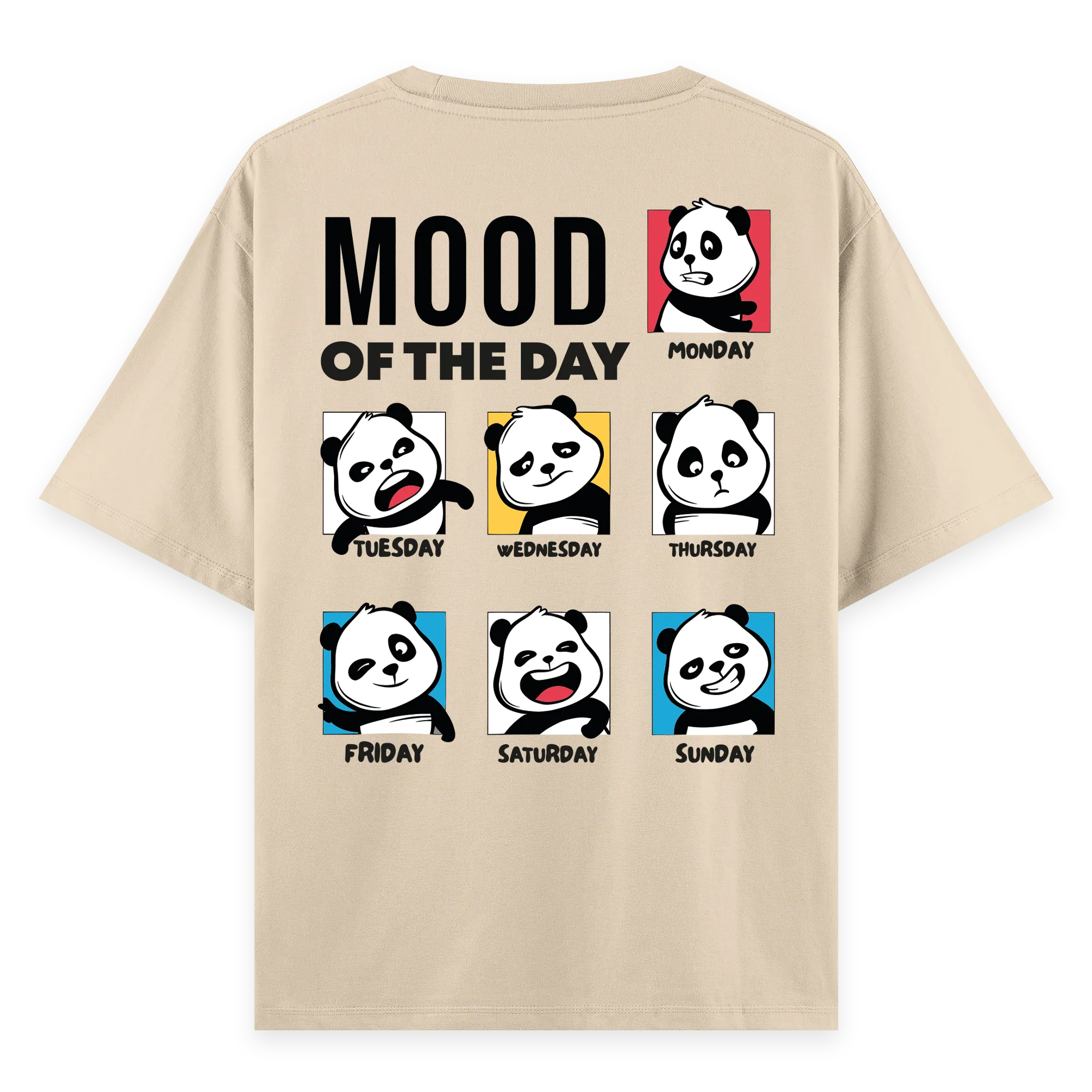 Mood Of The Day - Oversize Bol Kalıp T-shirt