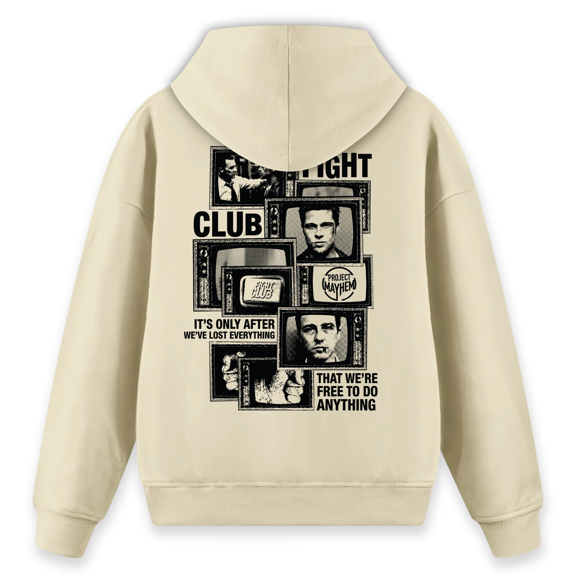 Fight Club - Regular Fit Kalıp Hoodie