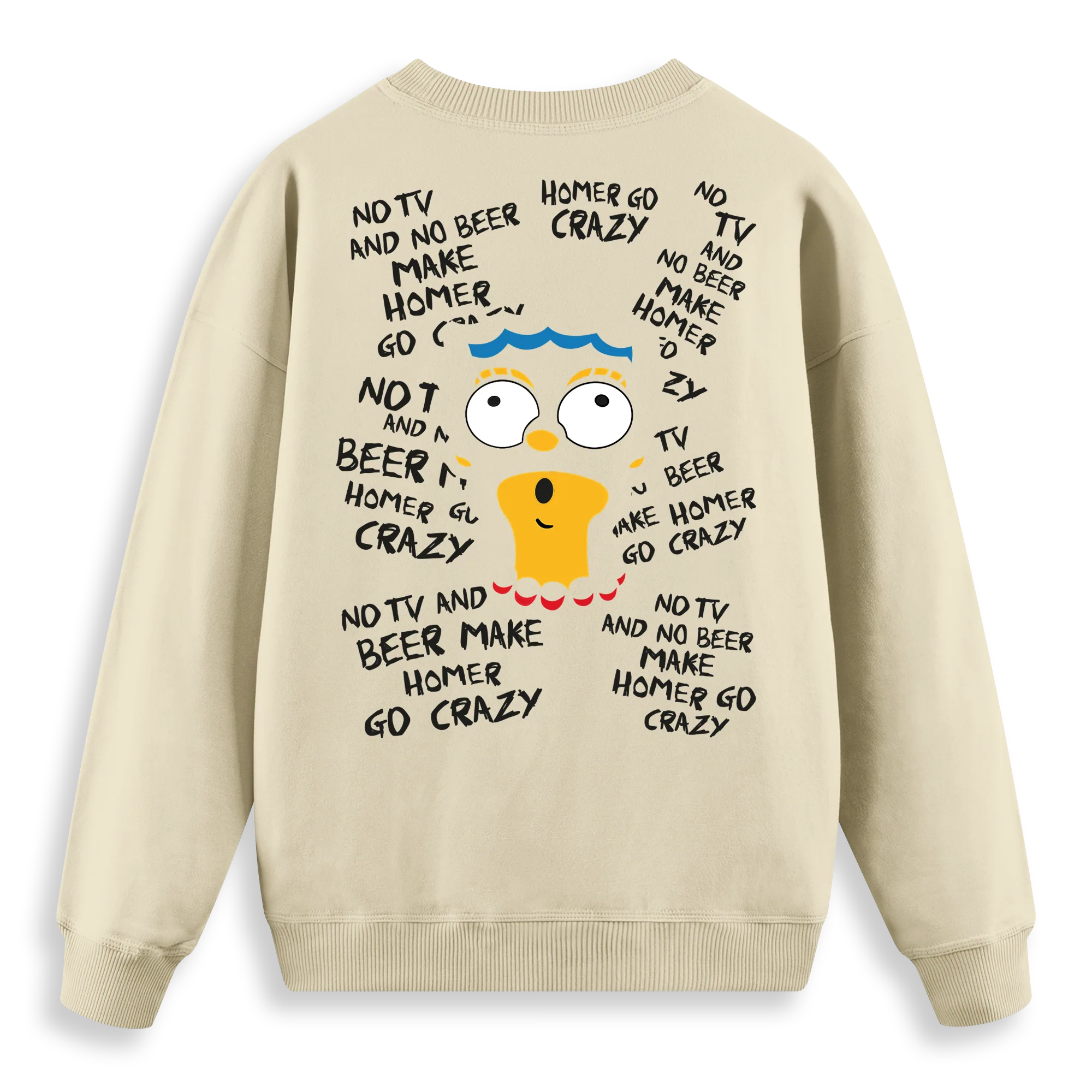 Crazy Homer - Regular Fit Kalıp Sweatshirt