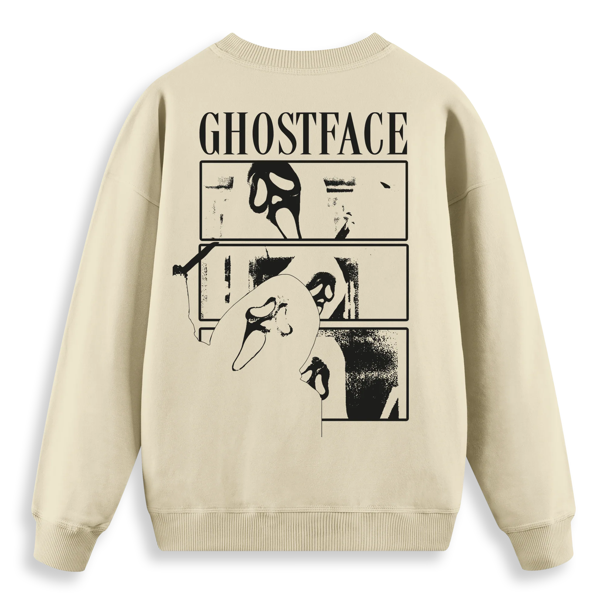 Ghost Face - Regular Fit Kalıp Sweatshirt