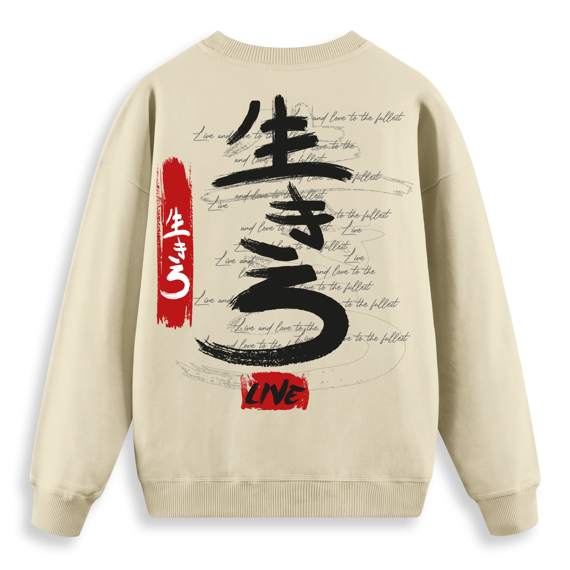 Live - Regular Fit Kalıp Sweatshirt