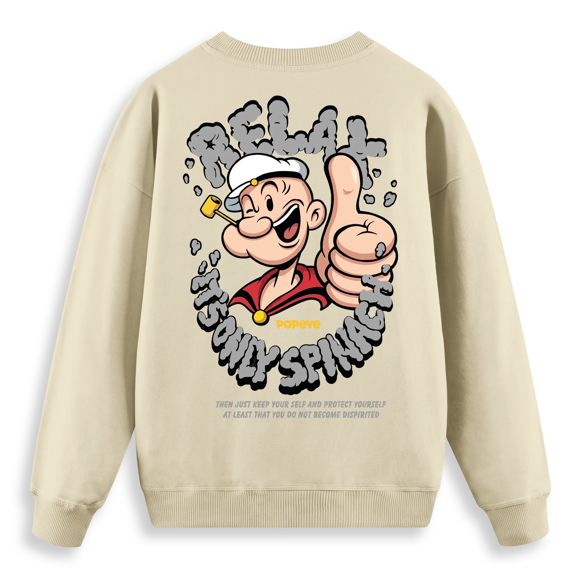 Popeye - Regular Fit Kalıp Sweatshirt