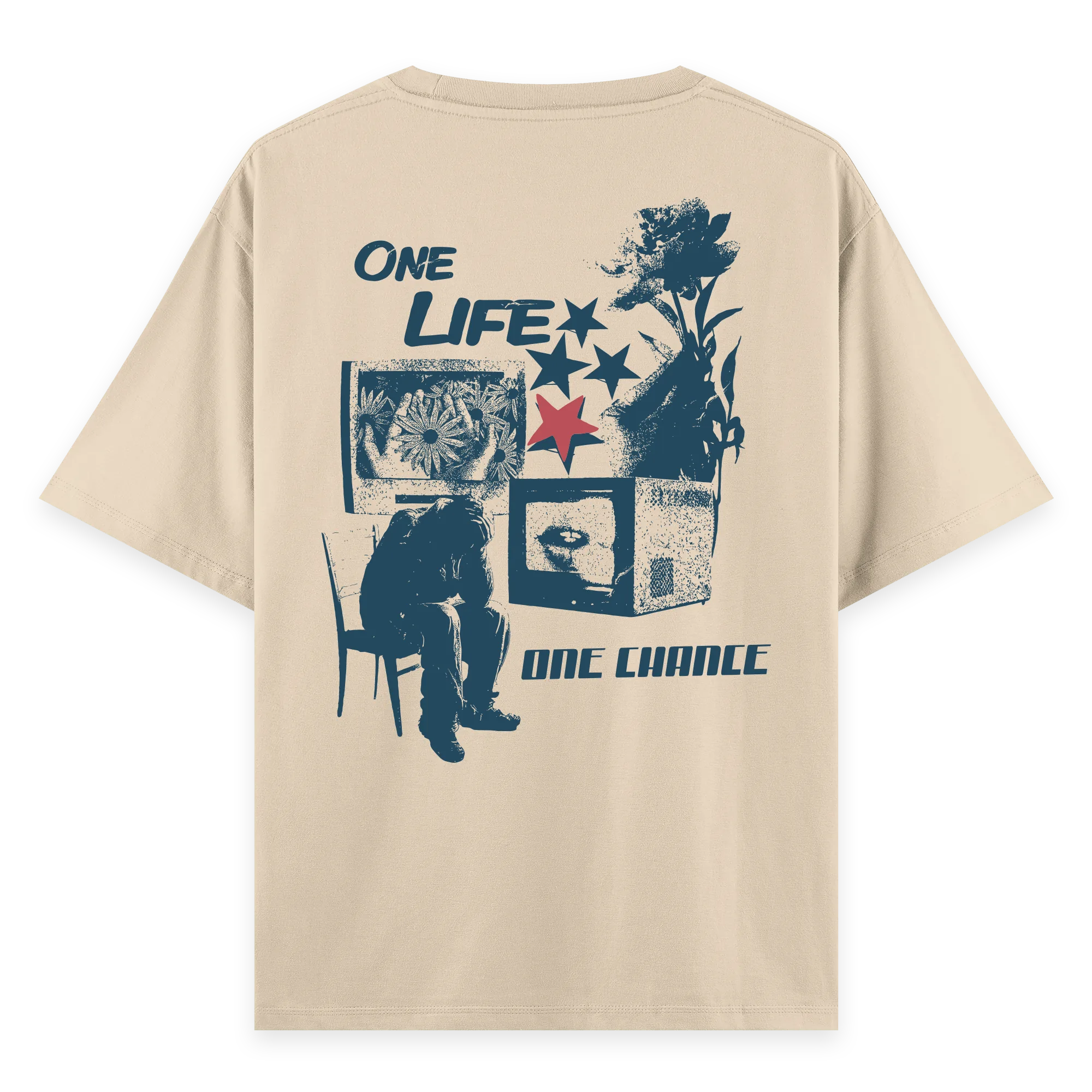 One Chance - Oversize Bol Kalıp T-shirt