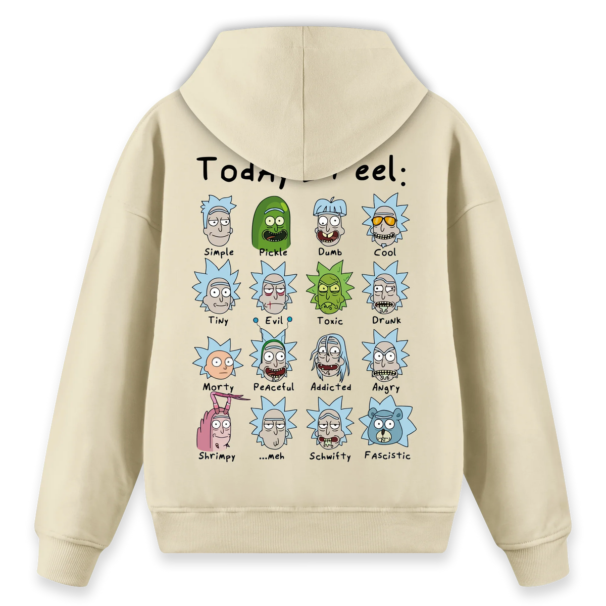 Rick's Routine - Regular Fit Kalıp Hoodie