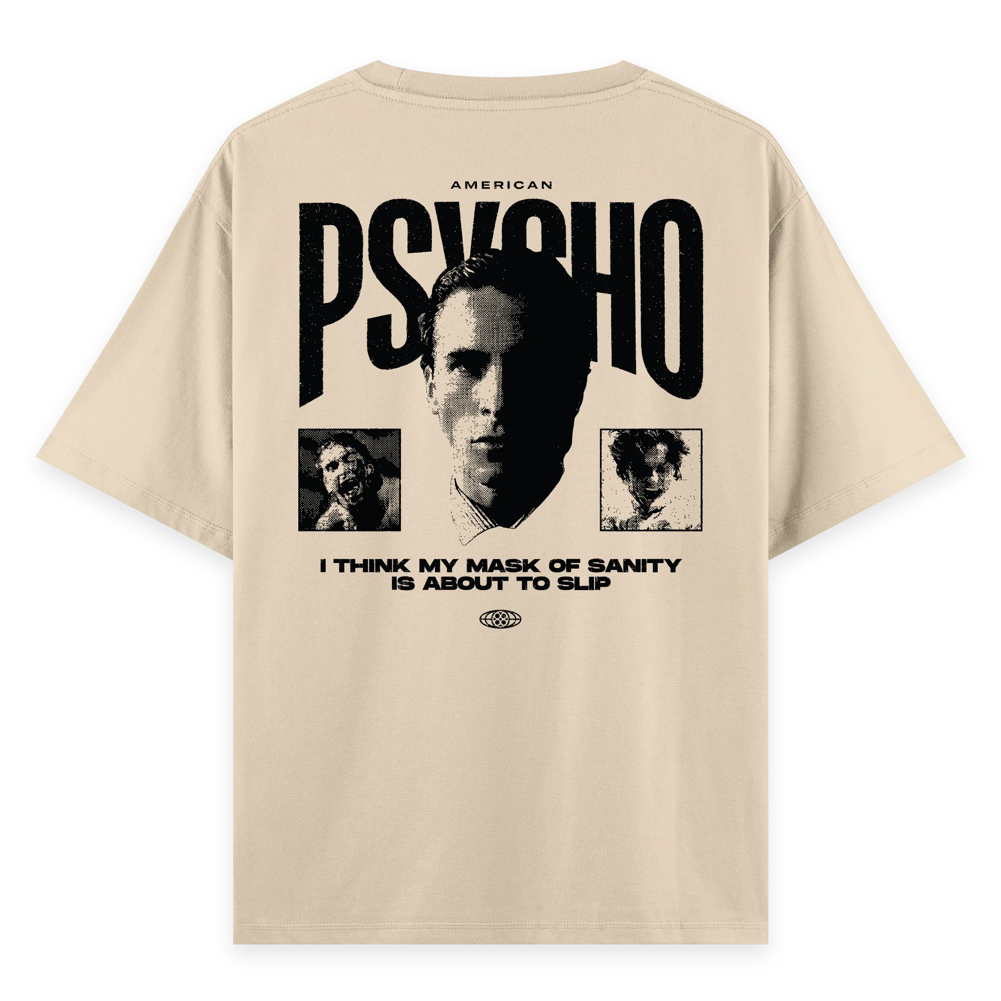 American Pyscho - Oversize Bol Kalıp T-shirt