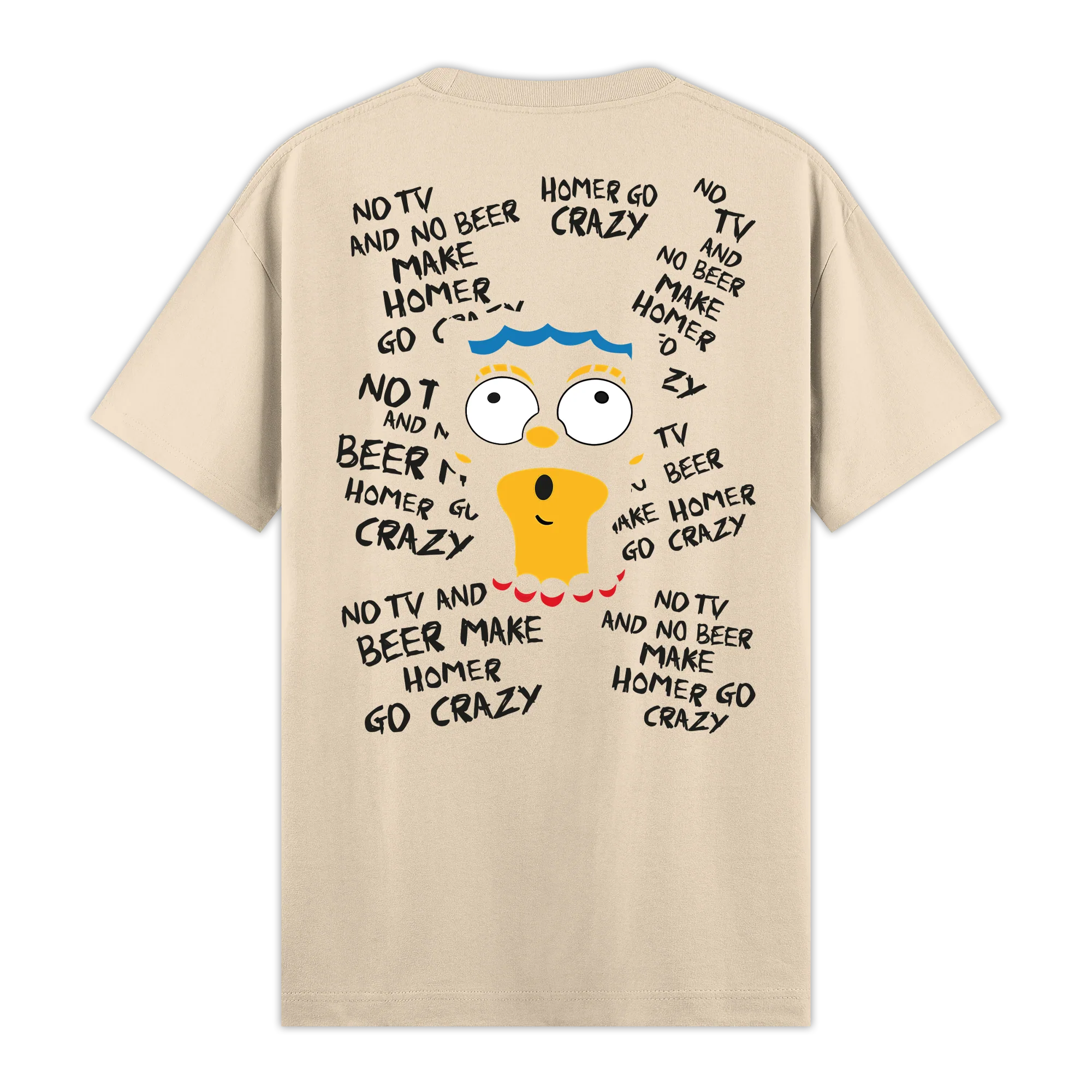 Crazy Homer - Regular Fit Kalıp T-shirt