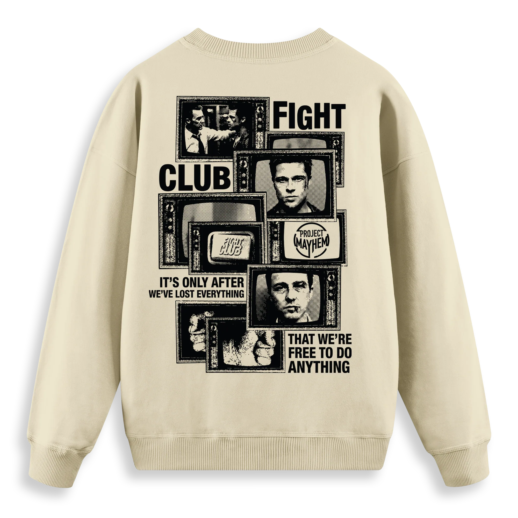 Fight Club - Regular Fit Kalıp Sweatshirt
