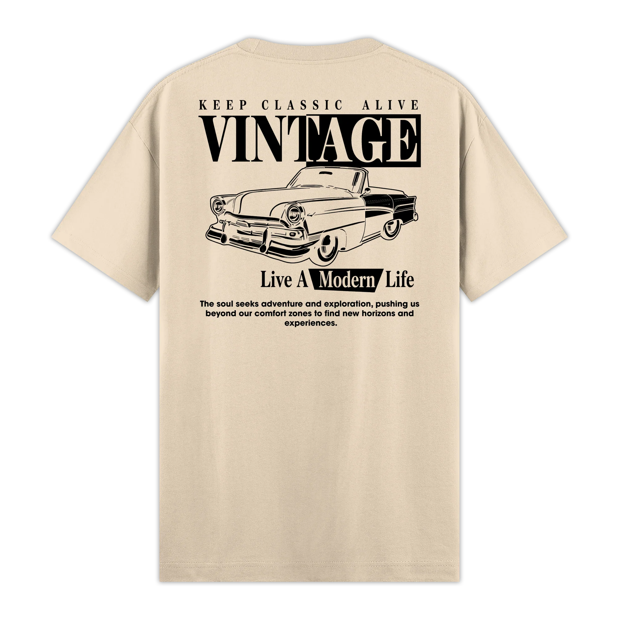 Vintage - Regular Fit Kalıp T-shirt