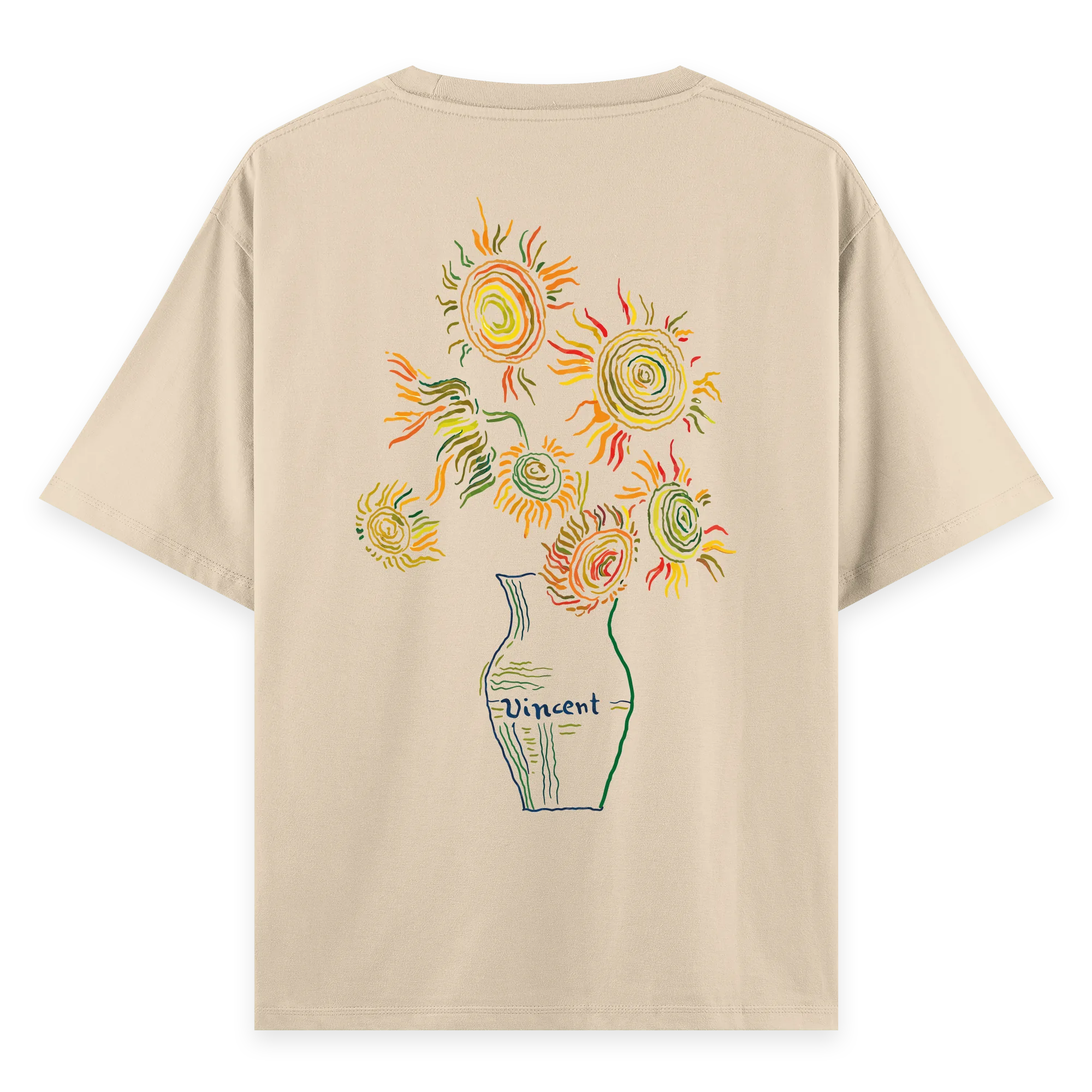 Vincent - Oversize Bol Kalıp T-shirt