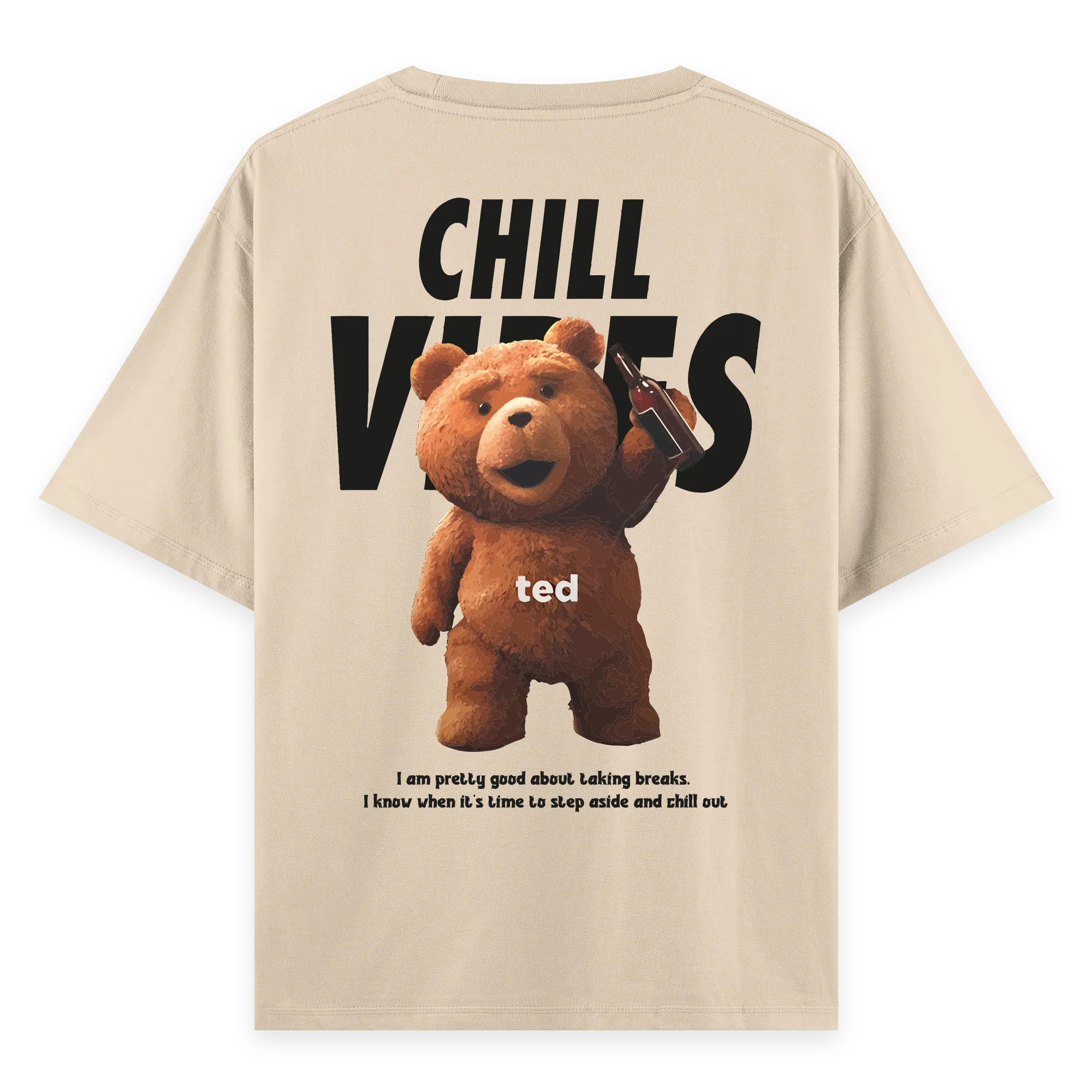 Ted Bear - Oversize Bol Kalıp T-shirt