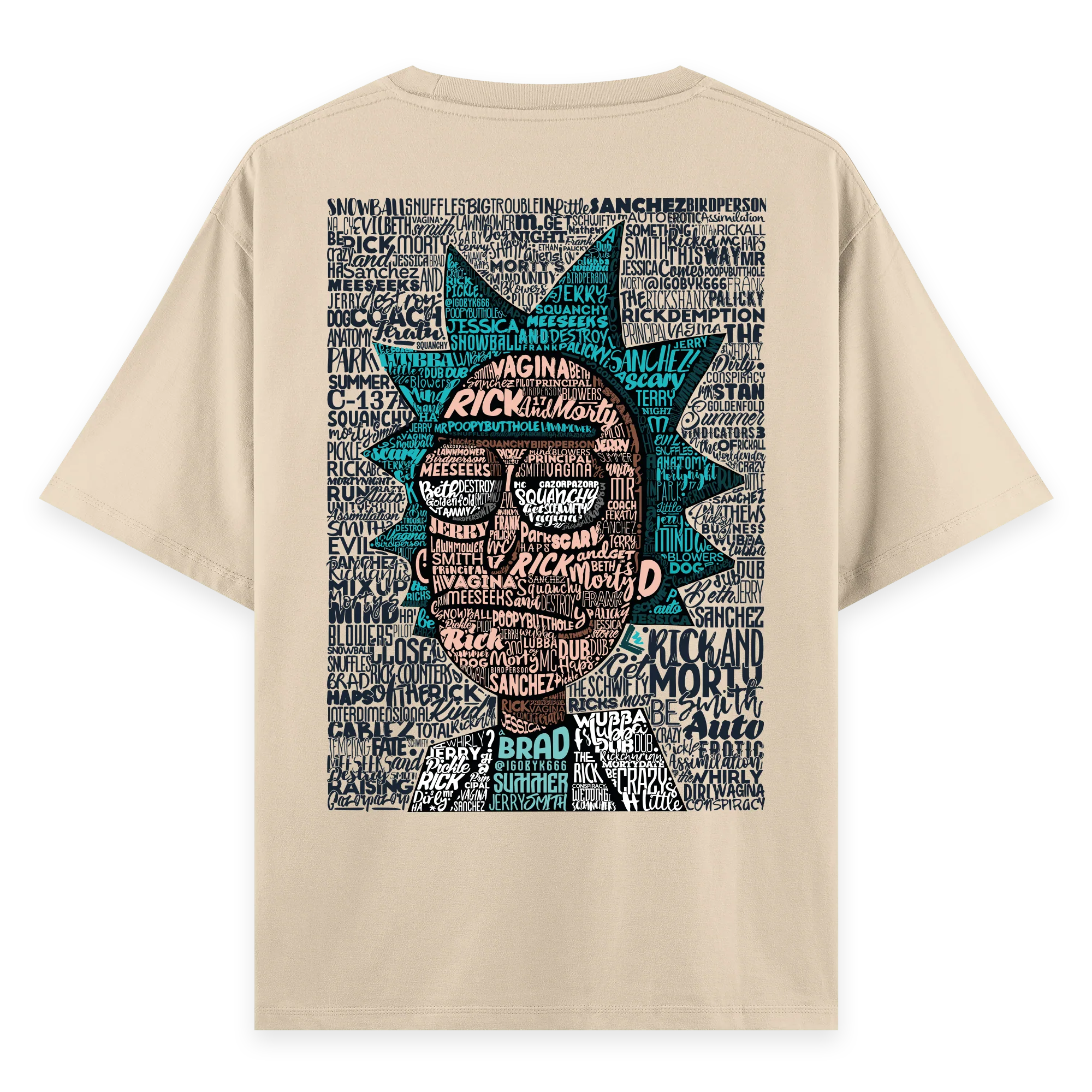 Rick's World - Oversize Bol Kalıp T-shirt