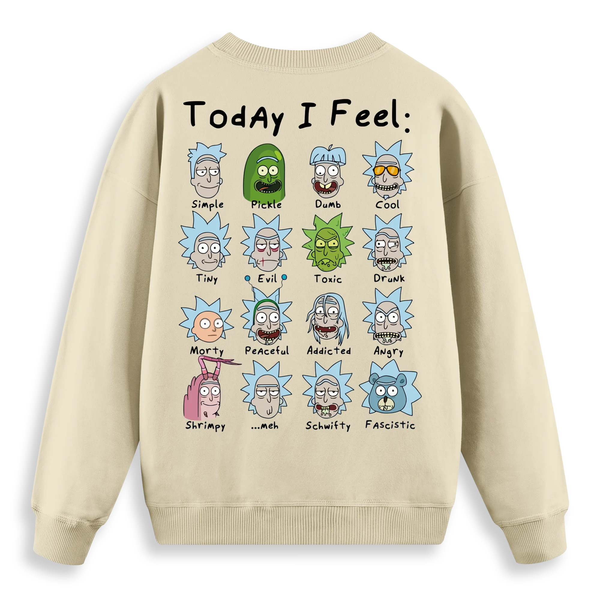 Rick's Routine - Regular Fit Kalıp Sweatshirt