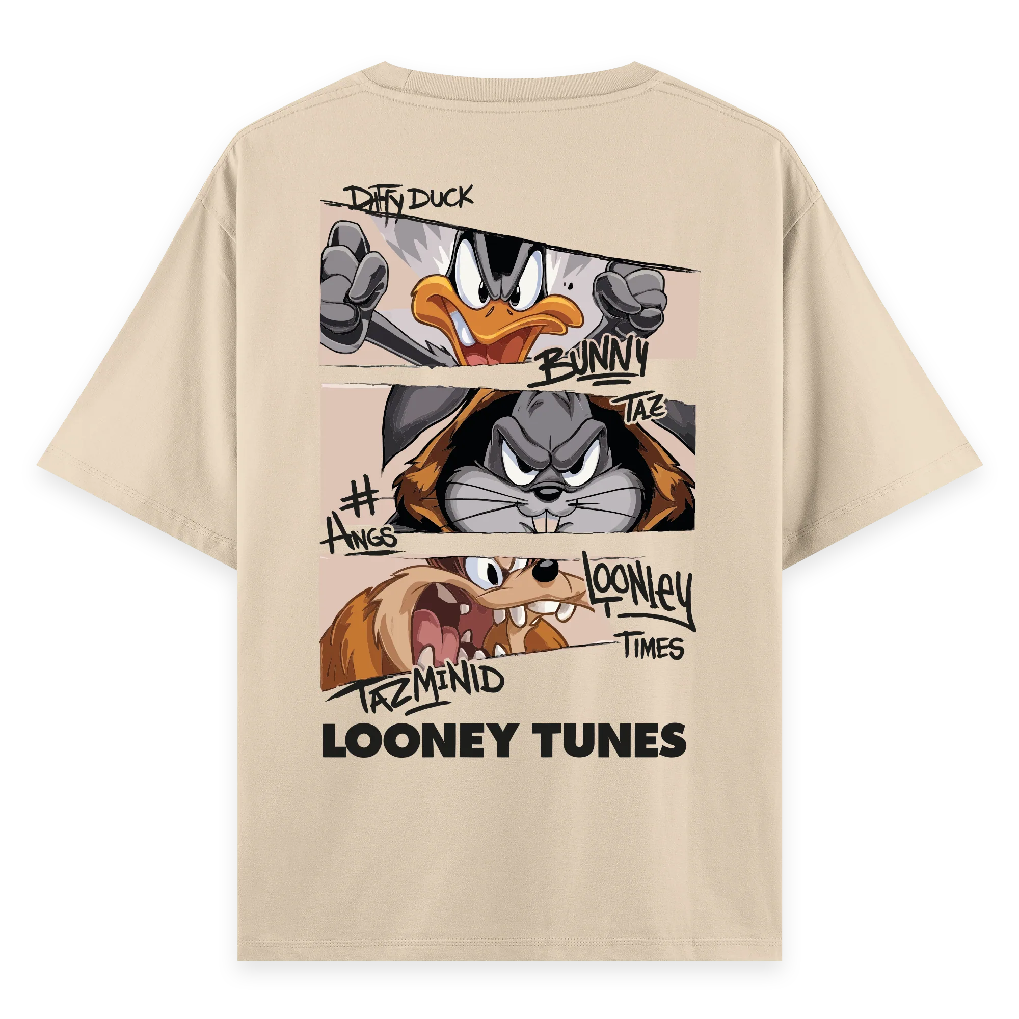 Looney Tunes - Oversize Bol Kalıp T-shirt