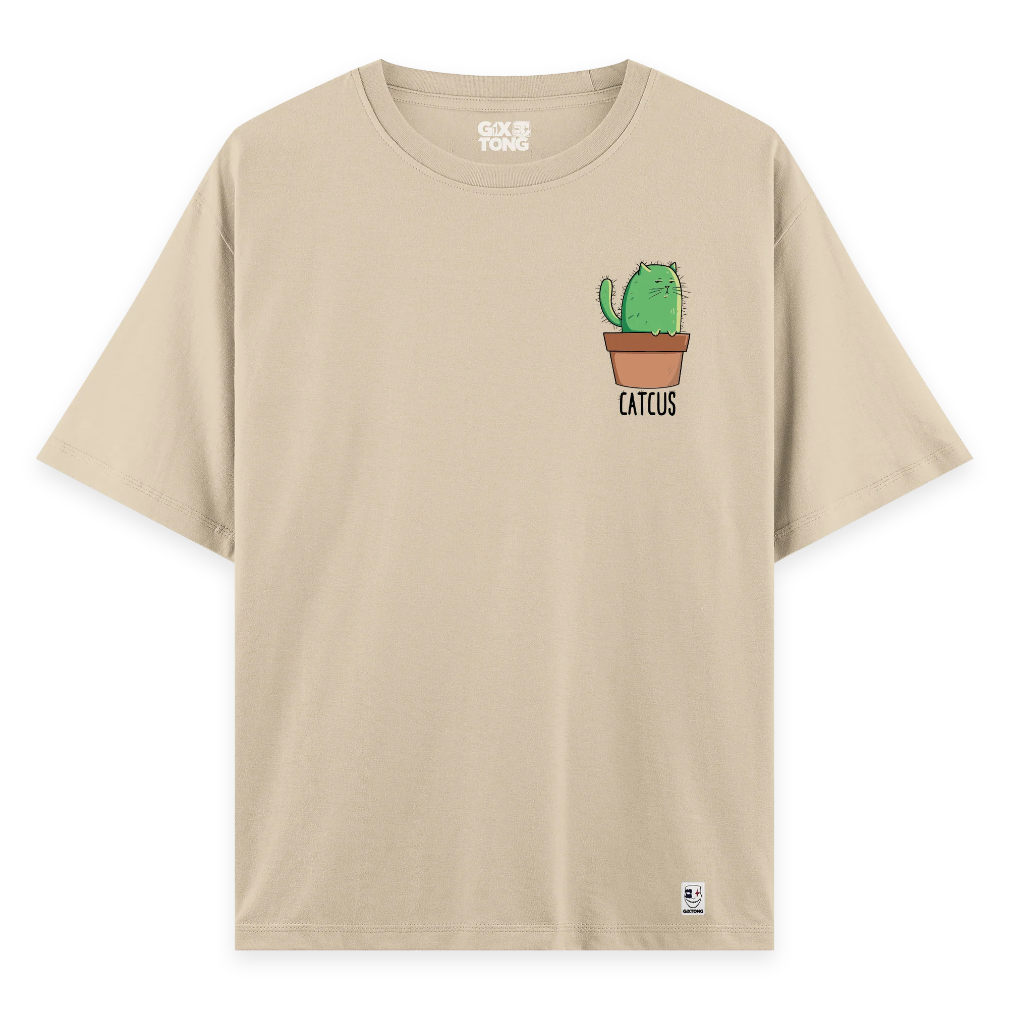 Catcus - Oversize Bol Kalıp T-shirt