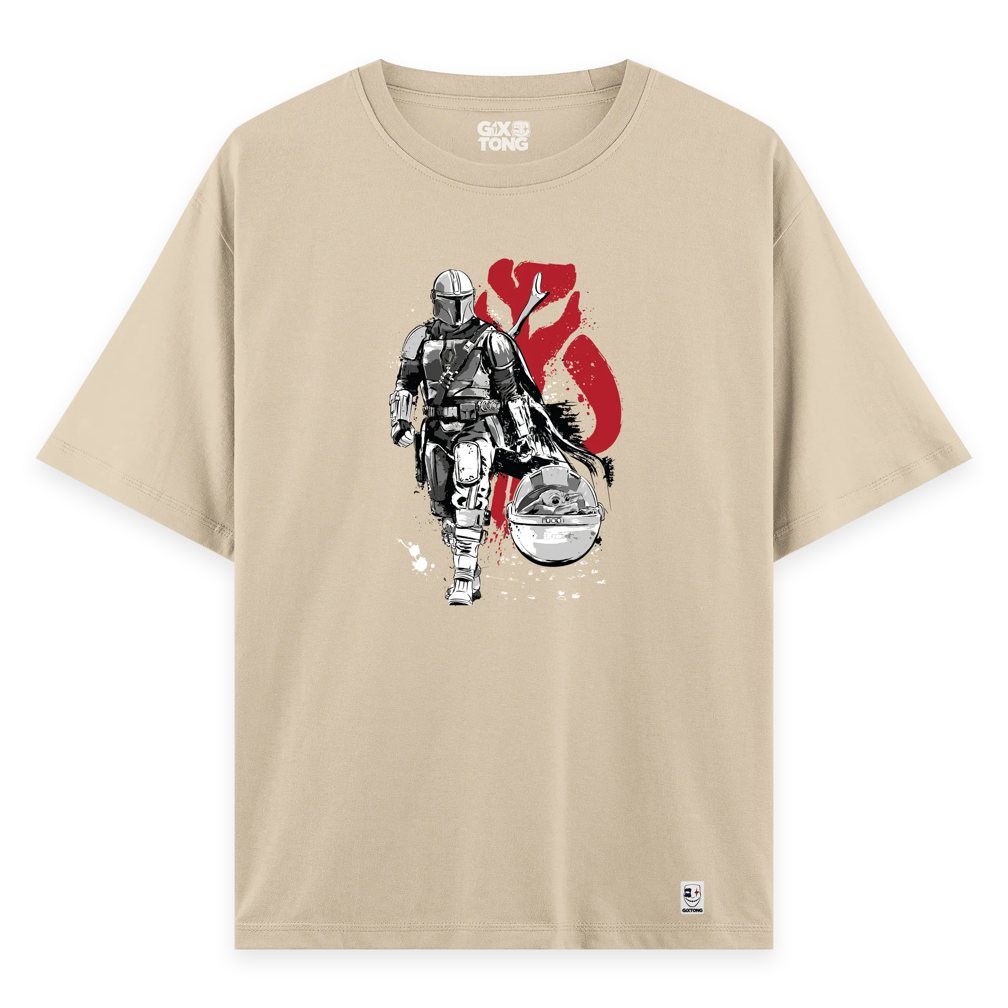 Mandalorian - Oversize Bol Kalıp T-shirt