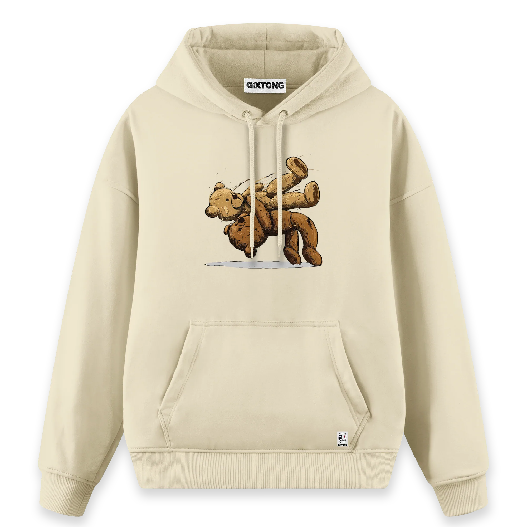Fight Bear - Regular Fit Kalıp Hoodie