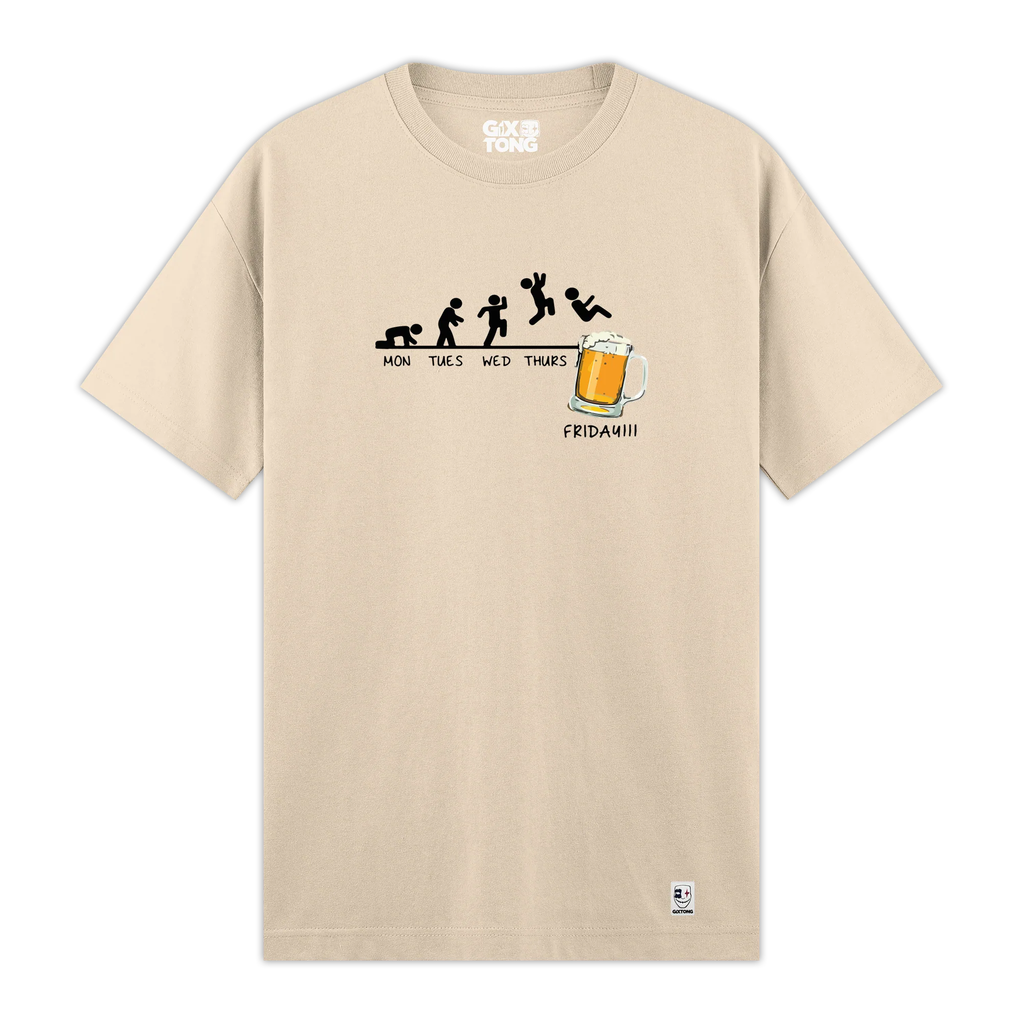 Friday Beer - Regular Fit Kalıp T-shirt