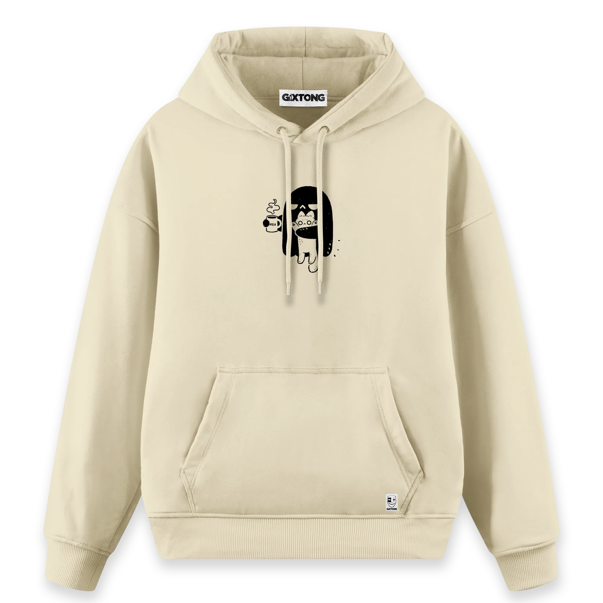 Ghost Cat- Regular Fit Kalıp Hoodie