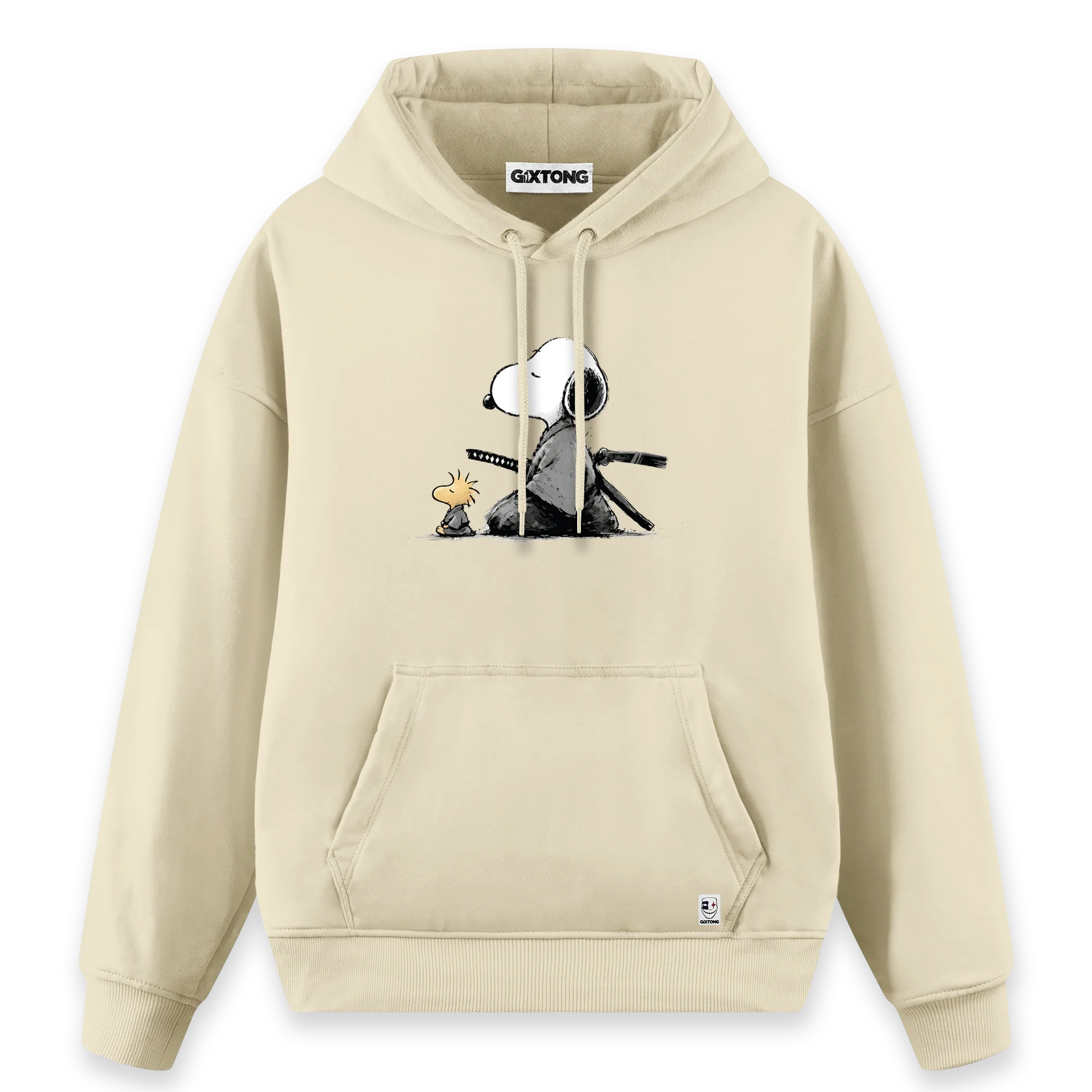 Samurai Snoopy - Regular Fit Kalıp Hoodie