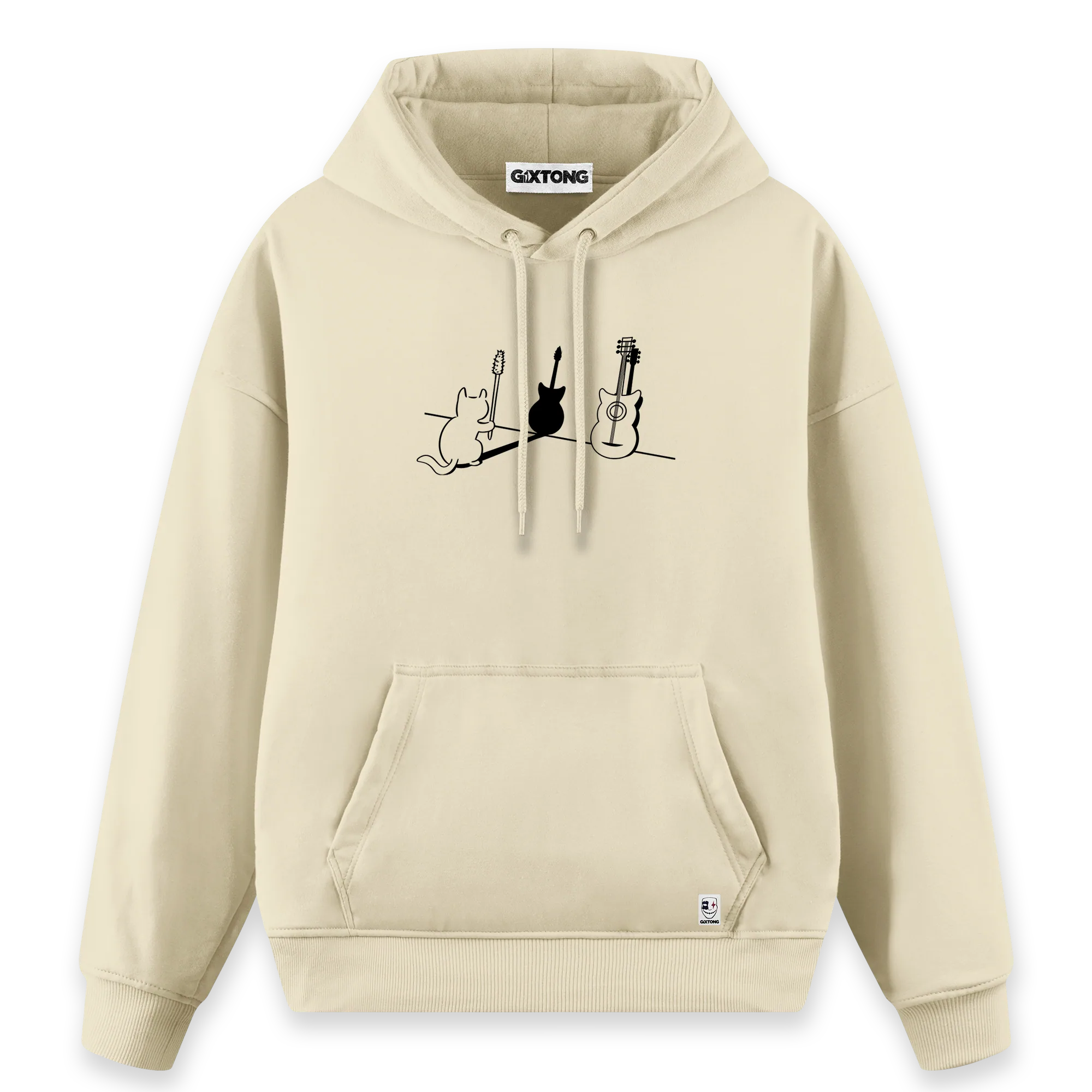 Guitar - Regular Fit Kalıp Hoodie