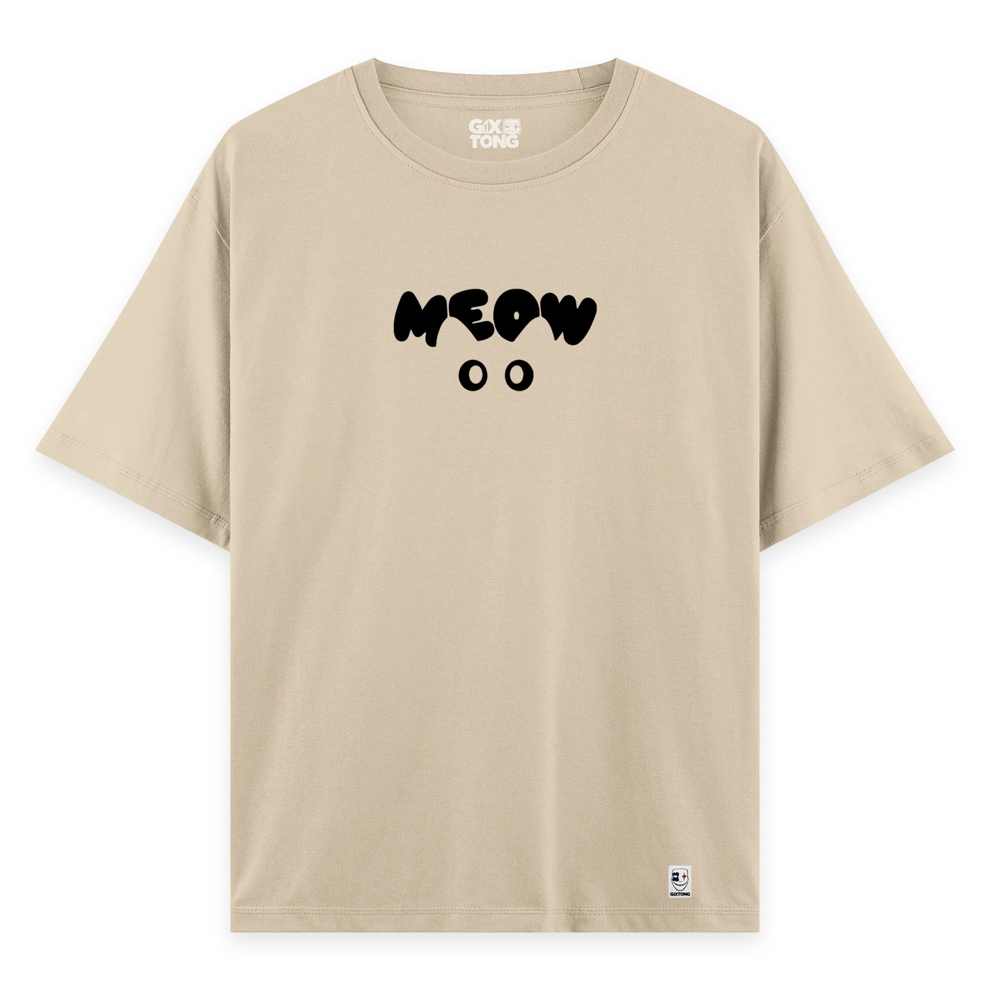 Meow - Oversize Bol Kalıp T-shirt