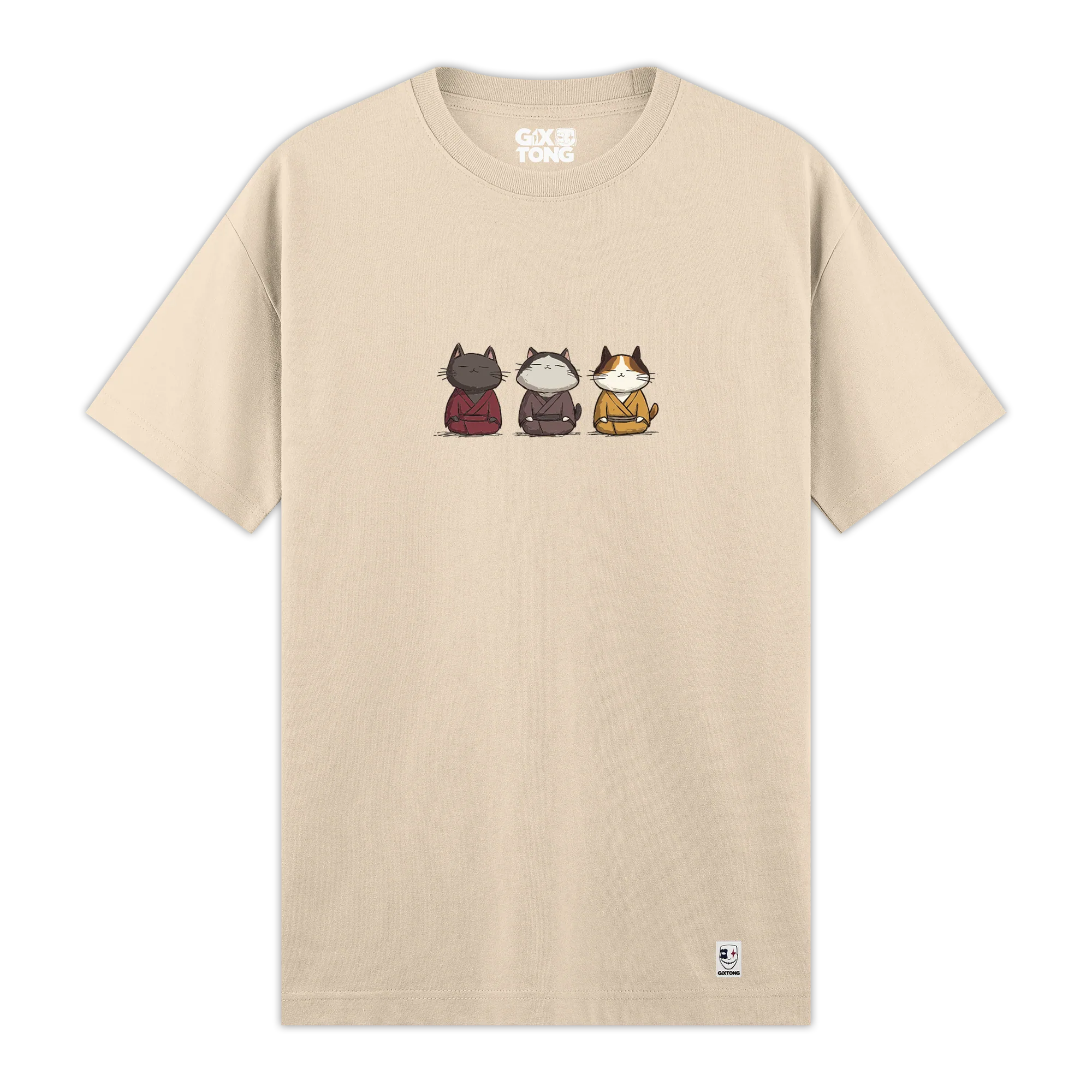 Samurai Cats - Regular Fit Kalıp T-shirt