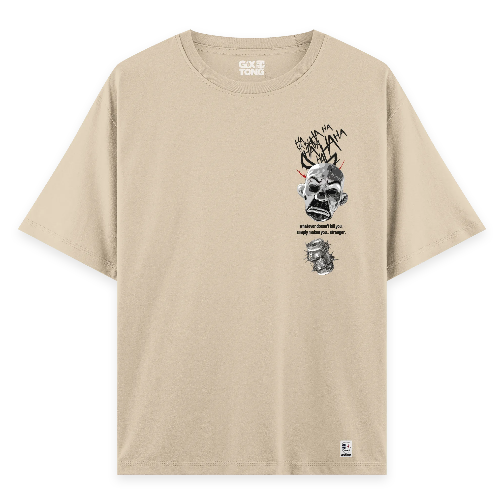 Dark Mask - Oversize Bol Kalıp T-shirt