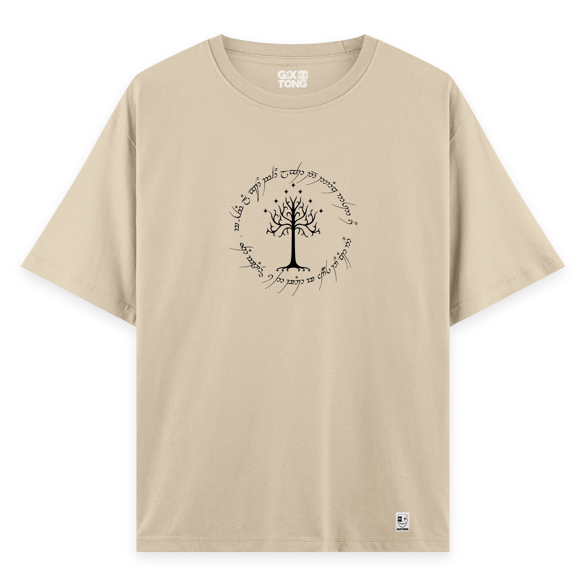 Lotr Ağaç - Oversize Bol Kalıp T-shirt