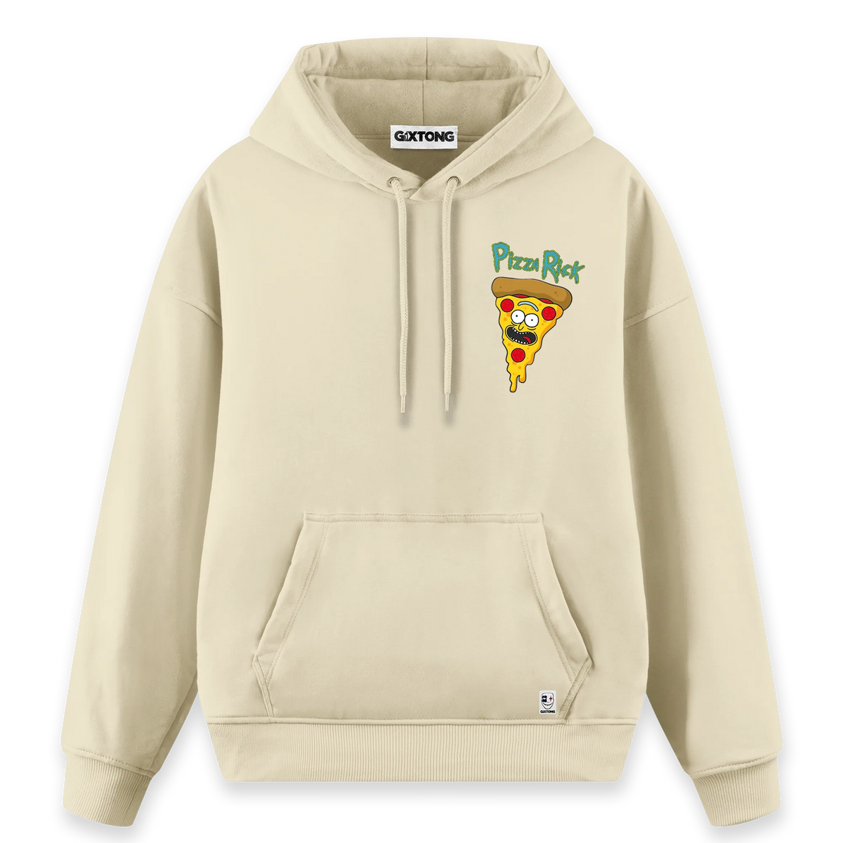 Pizza Rick - Regular Fit Kalıp Hoodie