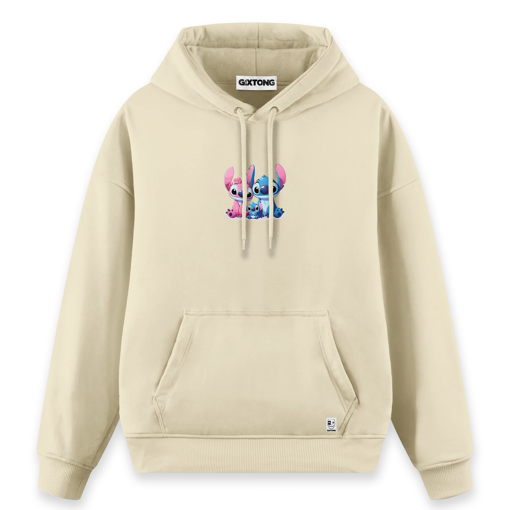 Stitch Family - Regular Fit Kalıp Hoodie