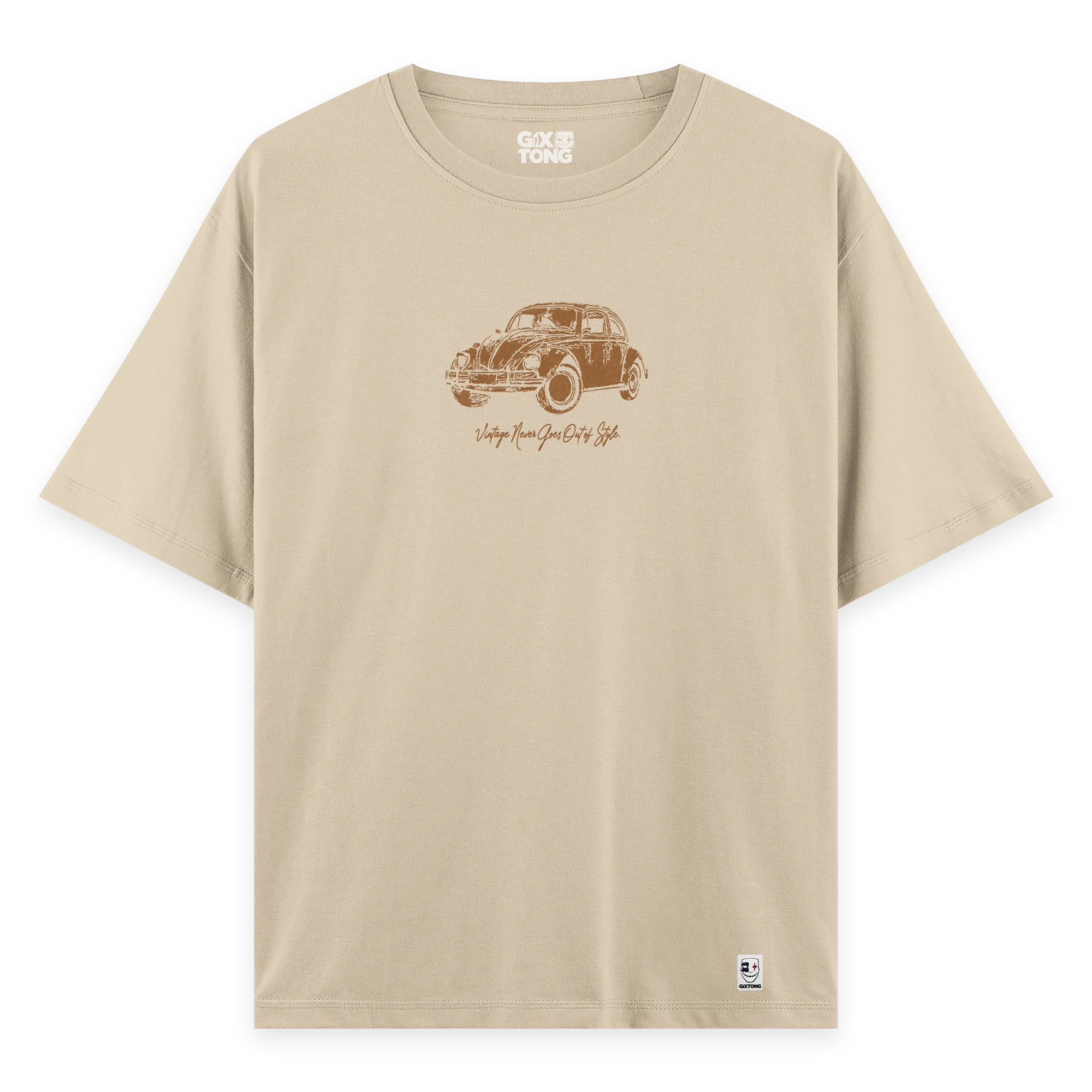Woswos - Oversize Bol Kalıp T-shirt