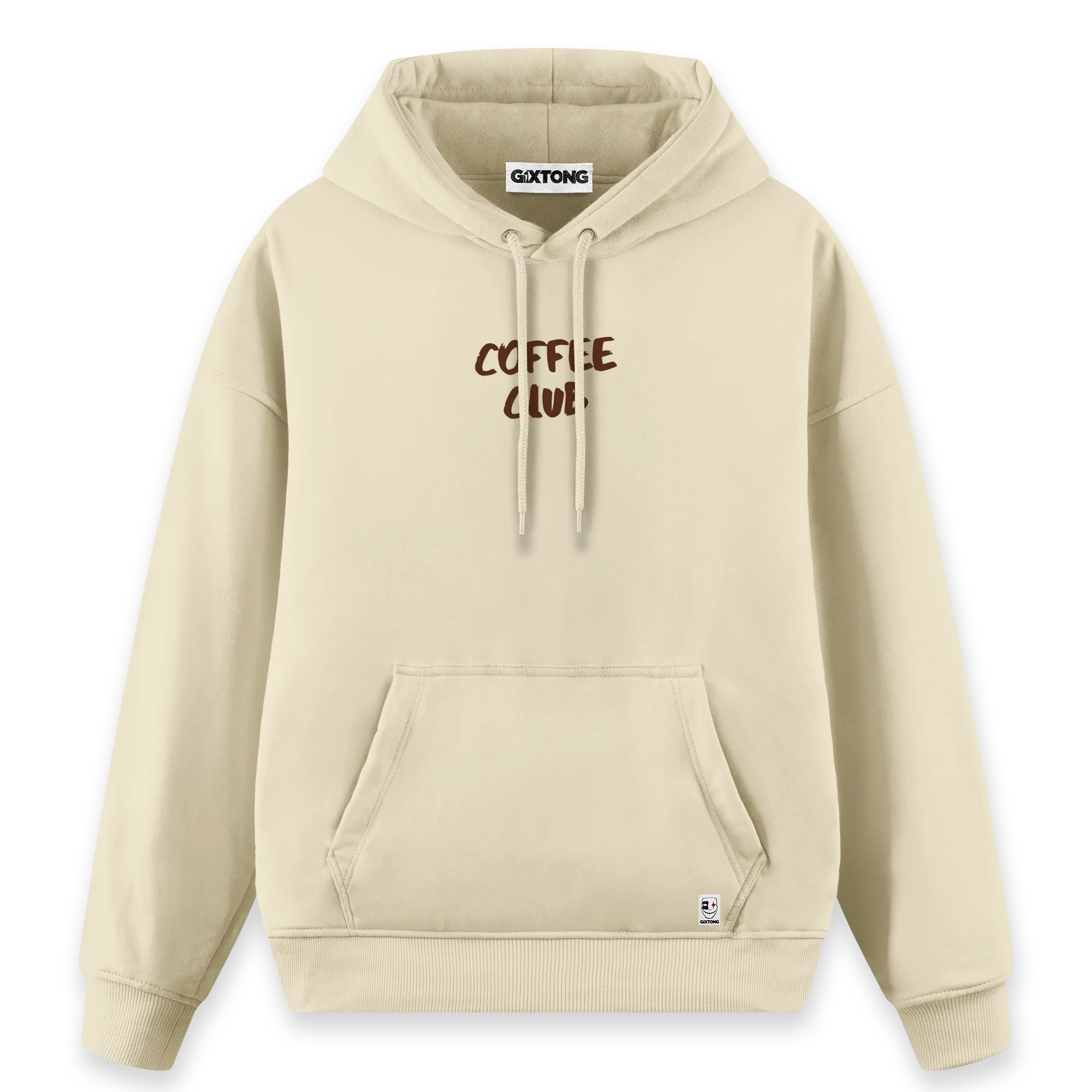 Coffee Club - Regular Fit Kalıp Hoodie