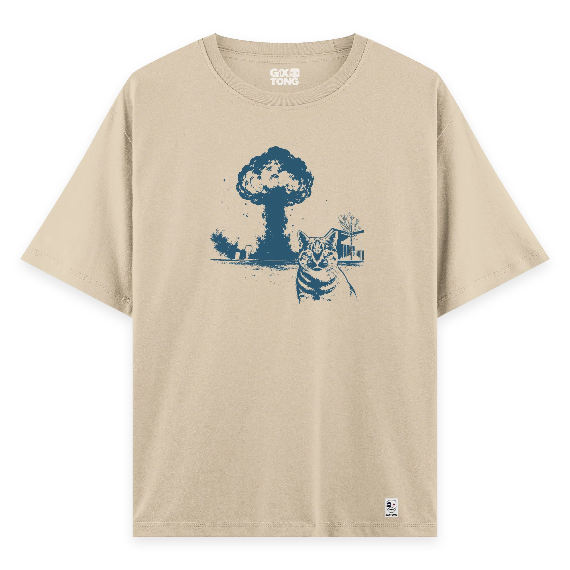 Cat Bomb - Oversize Bol Kalıp T-shirt