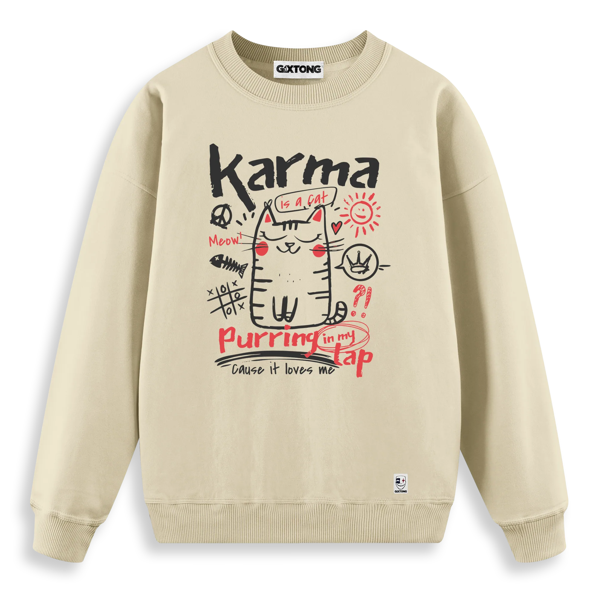 Karma - Regular Fit Kalıp Sweatshirt