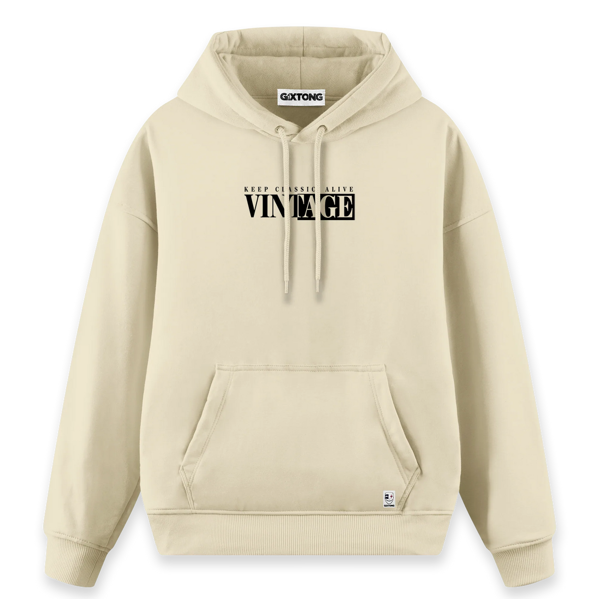 Vintage - Regular Fit Kalıp Hoodie