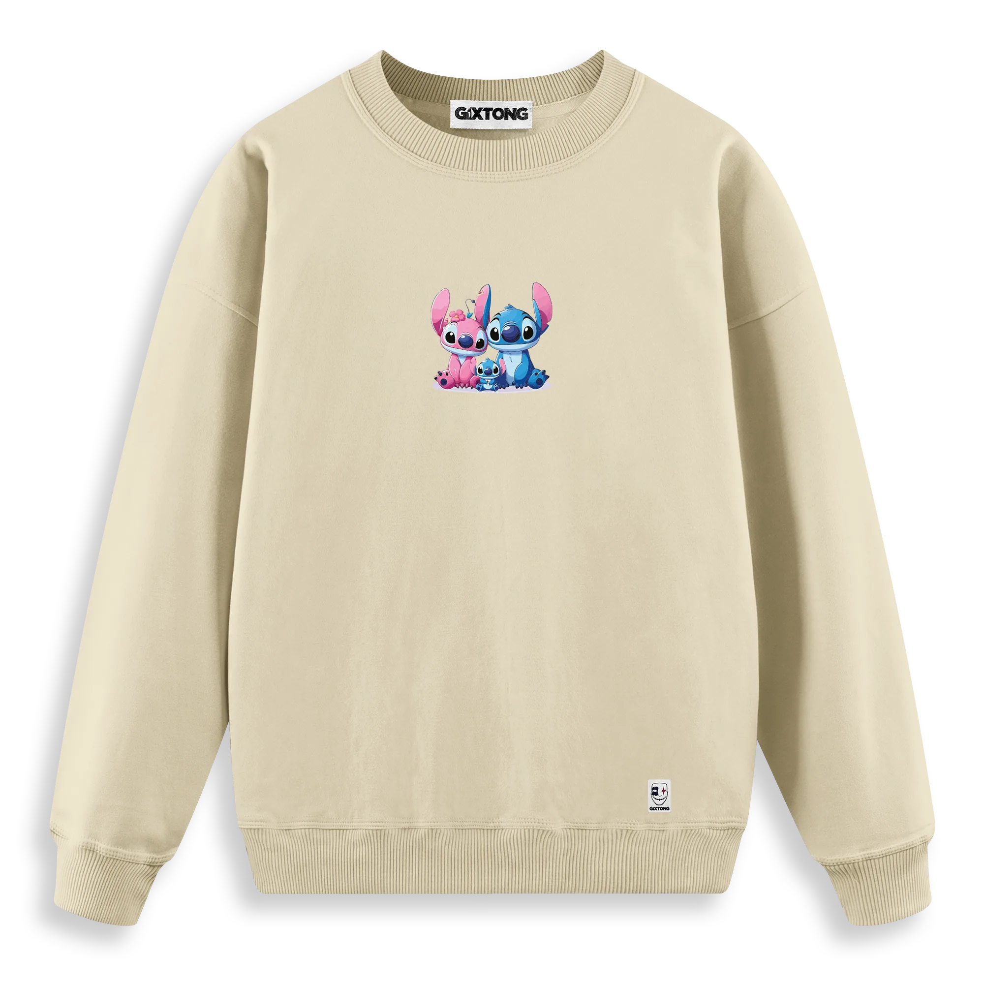 Stitch Family - Regular Fit Kalıp Sweatshirt