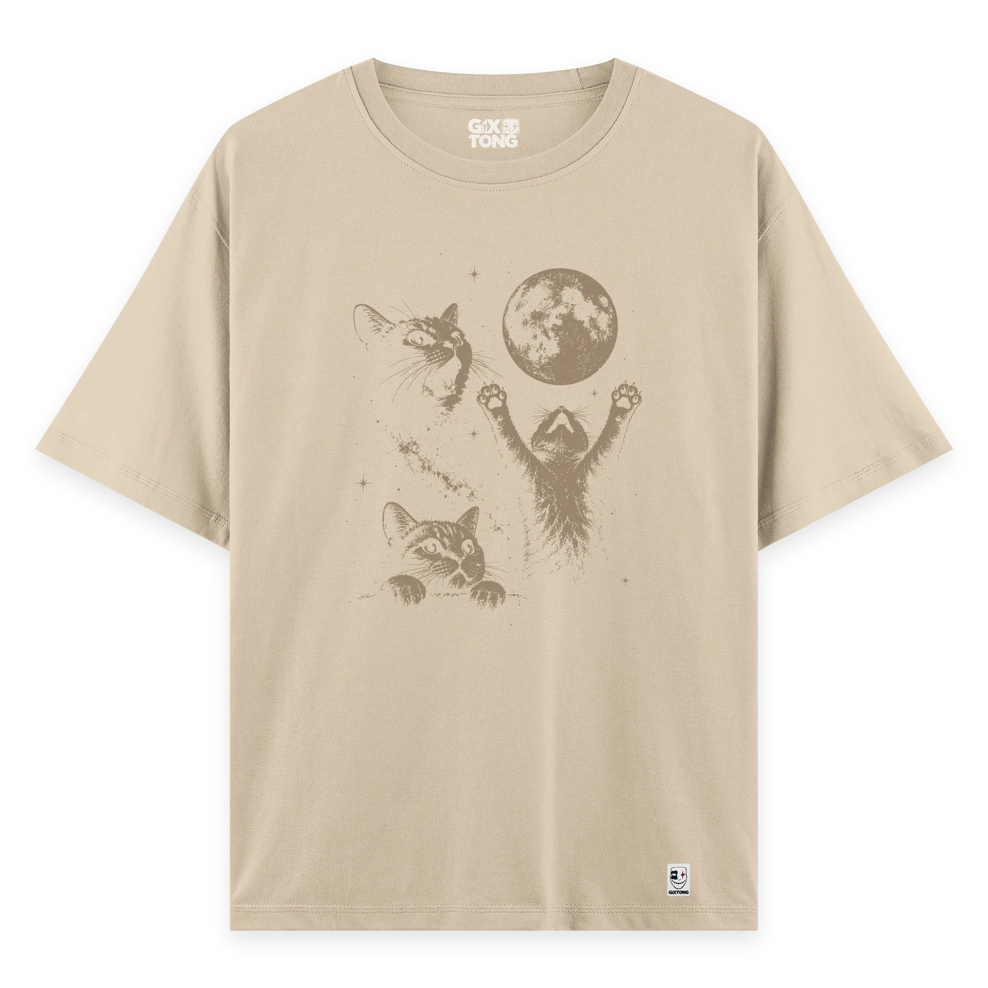 Catlight - Oversize Bol Kalıp T-shirt