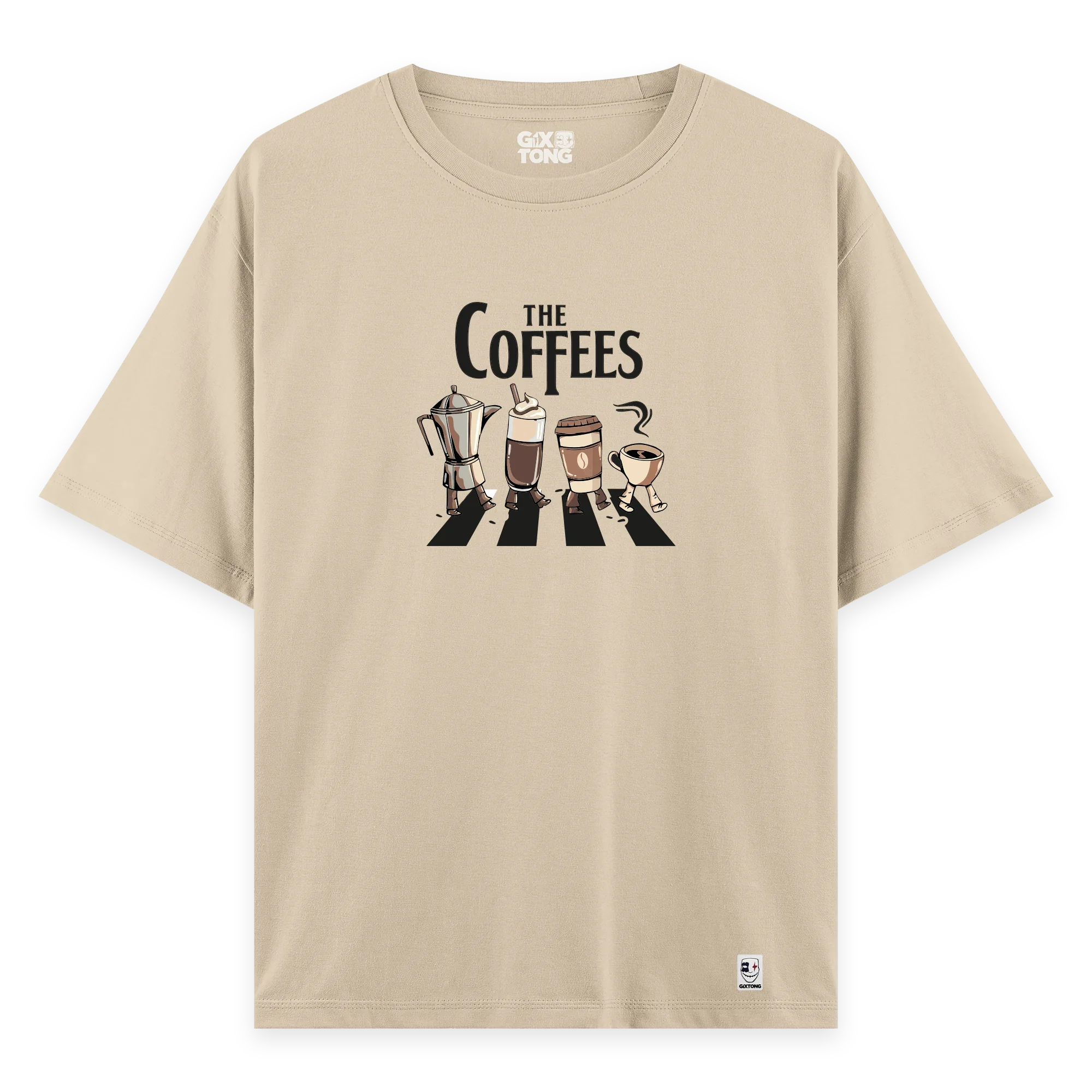 Coffee - Oversize Bol Kalıp T-shirt