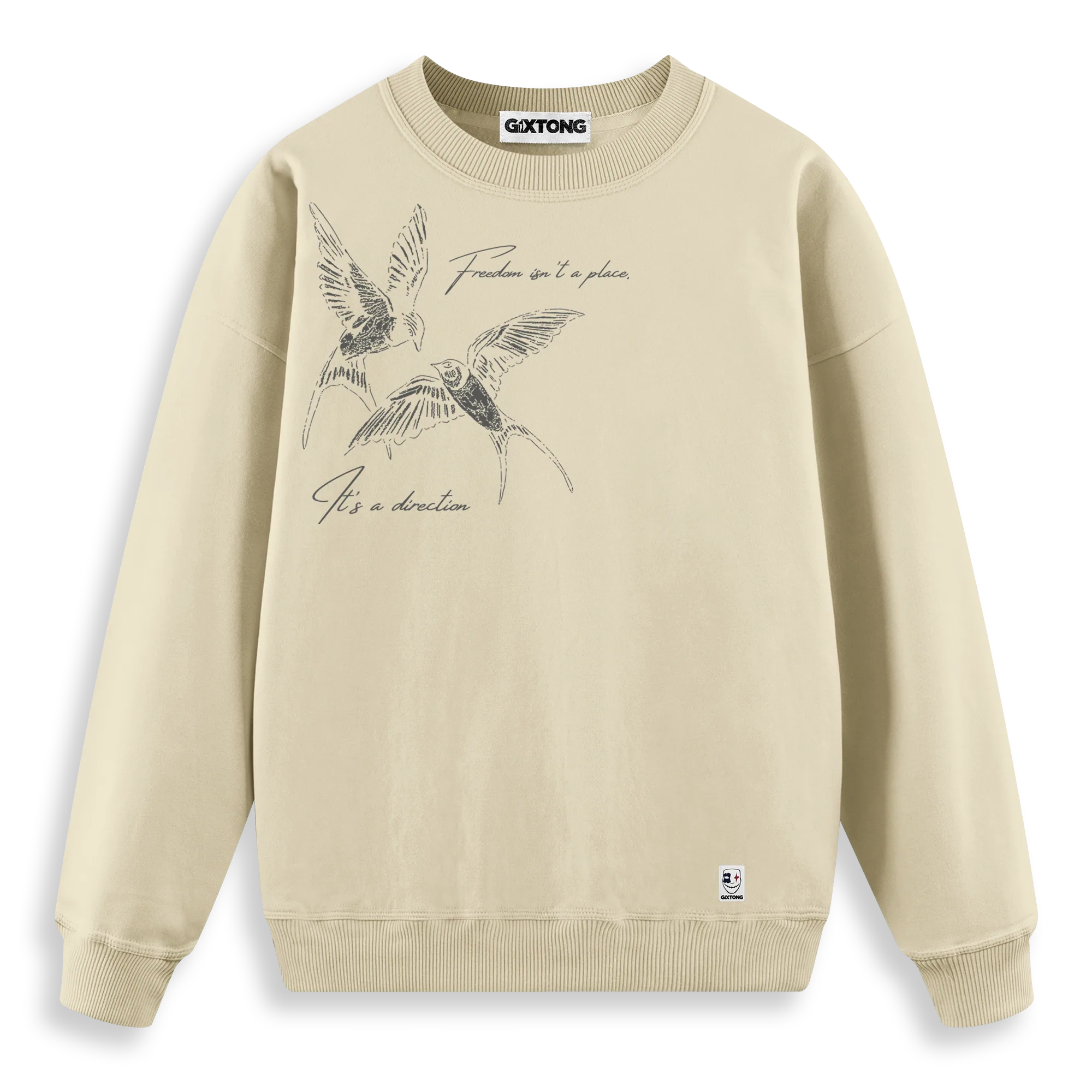 Birds - Regular Fit Kalıp Sweatshirt