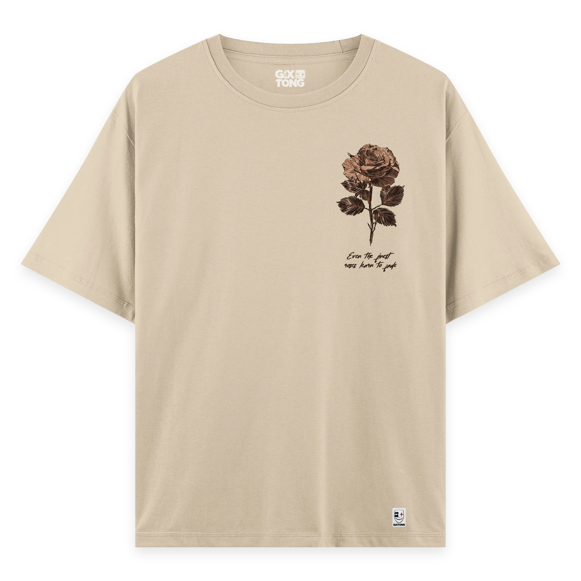 Rose - Oversize Bol Kalıp T-shirt