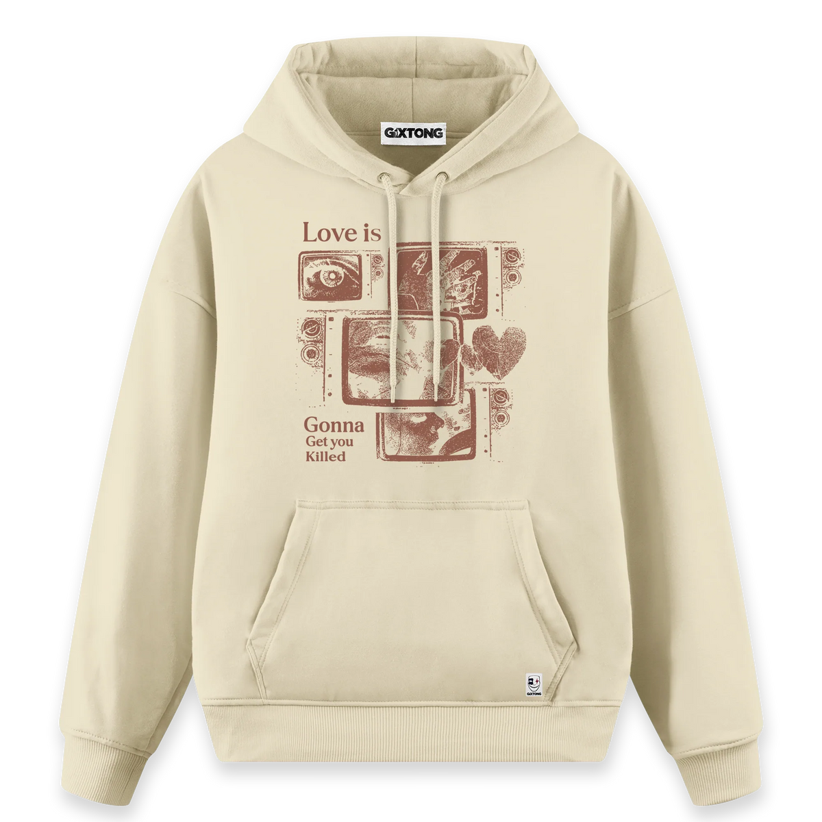 Love Is - Regular Fit Kalıp Hoodie