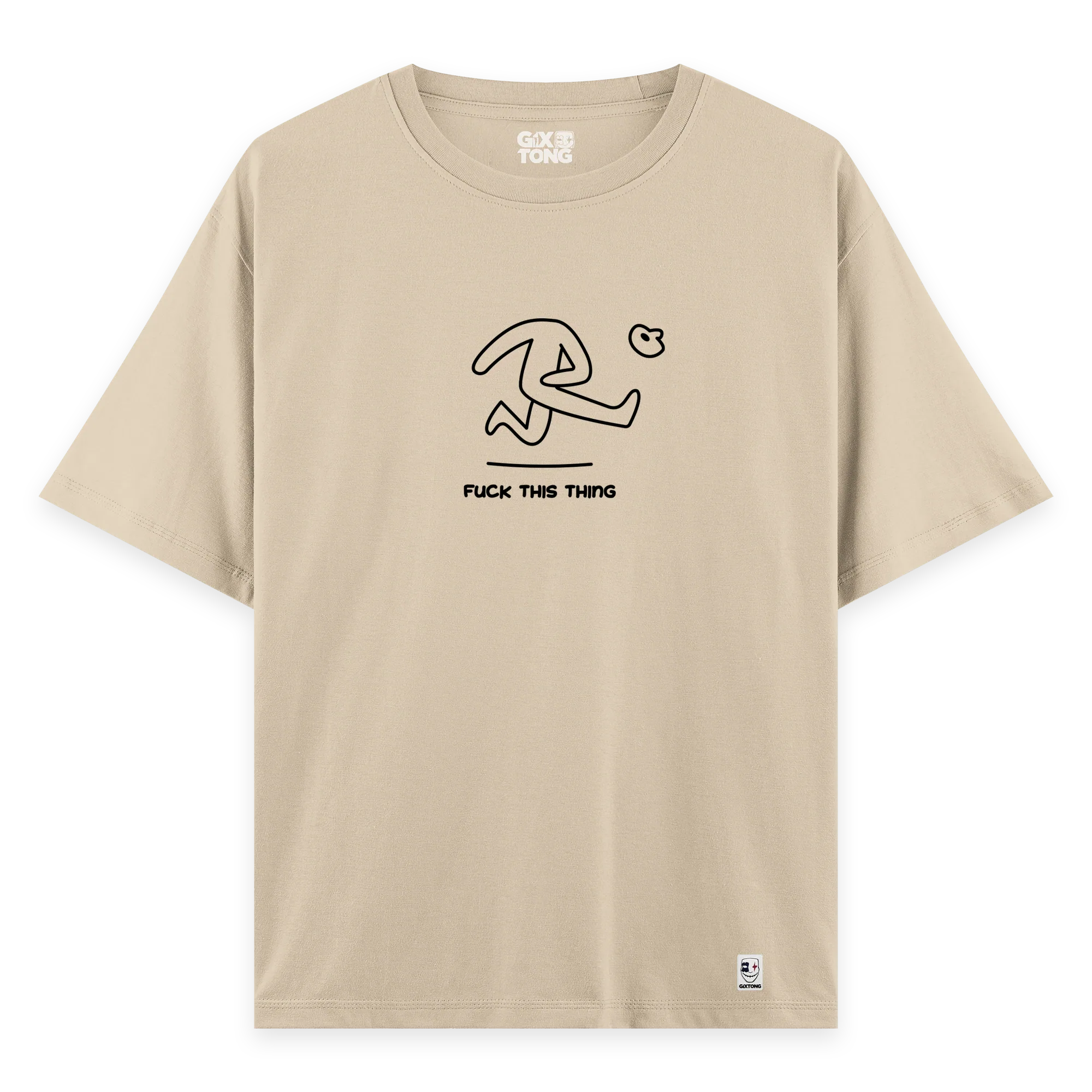 Fuck This Thing - Oversize Bol Kalıp T-shirt