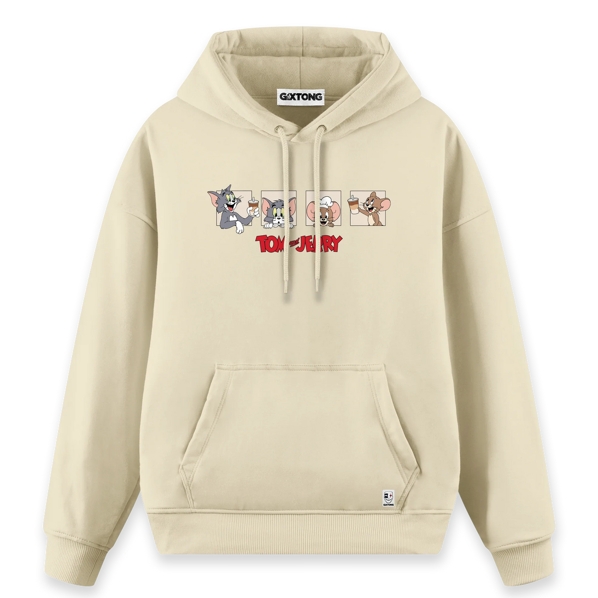Tom And Jerry - Regular Fit Kalıp Hoodie