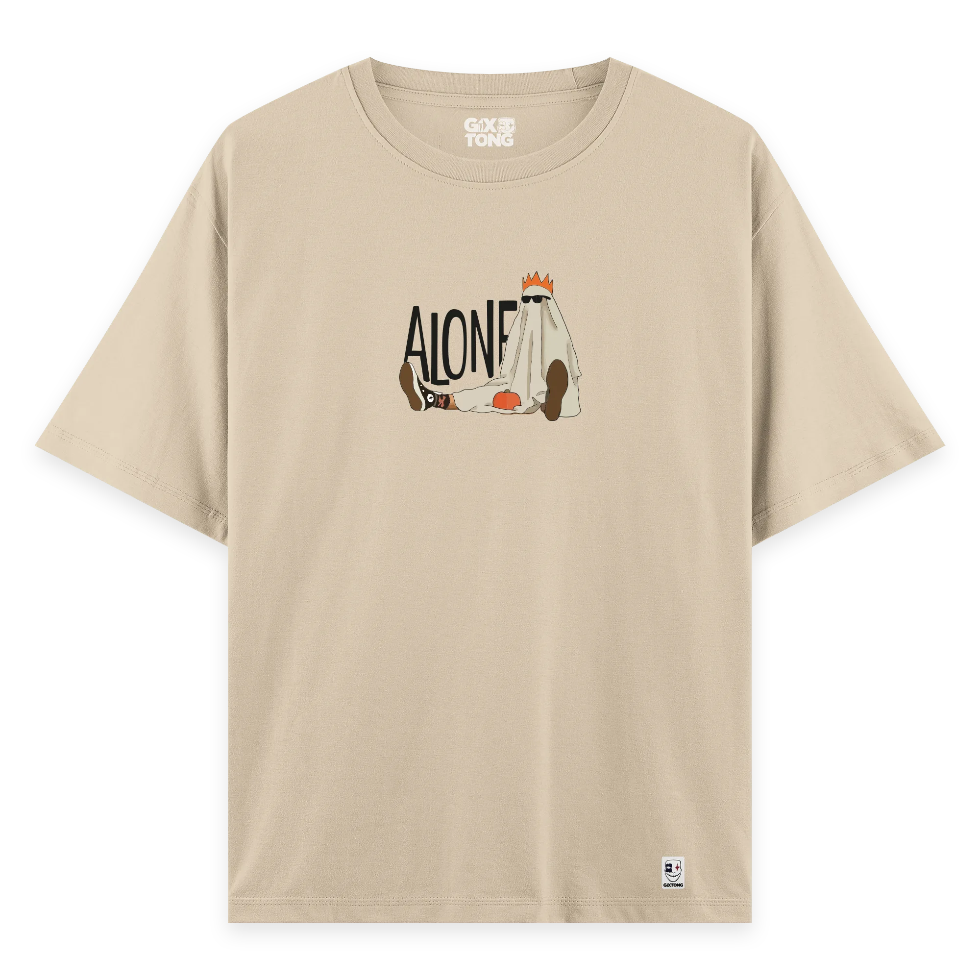 Alone - Oversize Bol Kalıp T-shirt