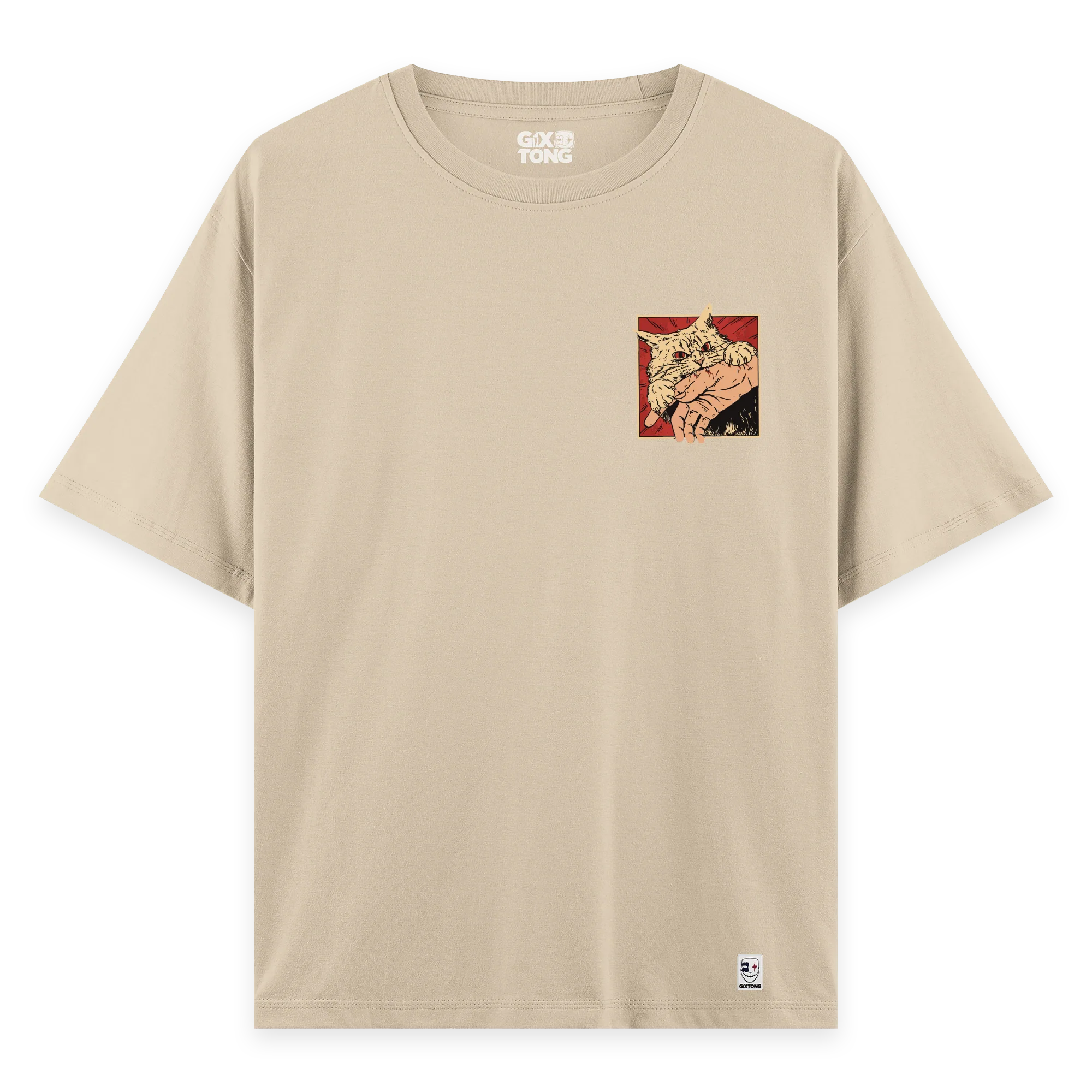 Attack - Oversize Bol Kalıp T-shirt