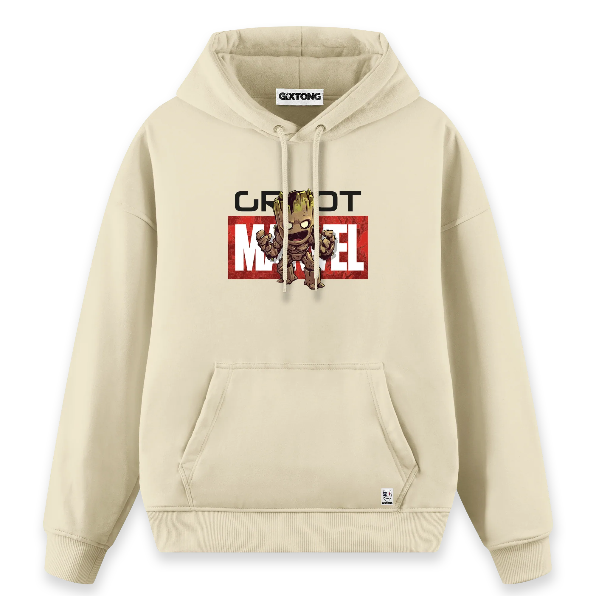 Marvel Groot - Regular Fit Kalıp Hoodie